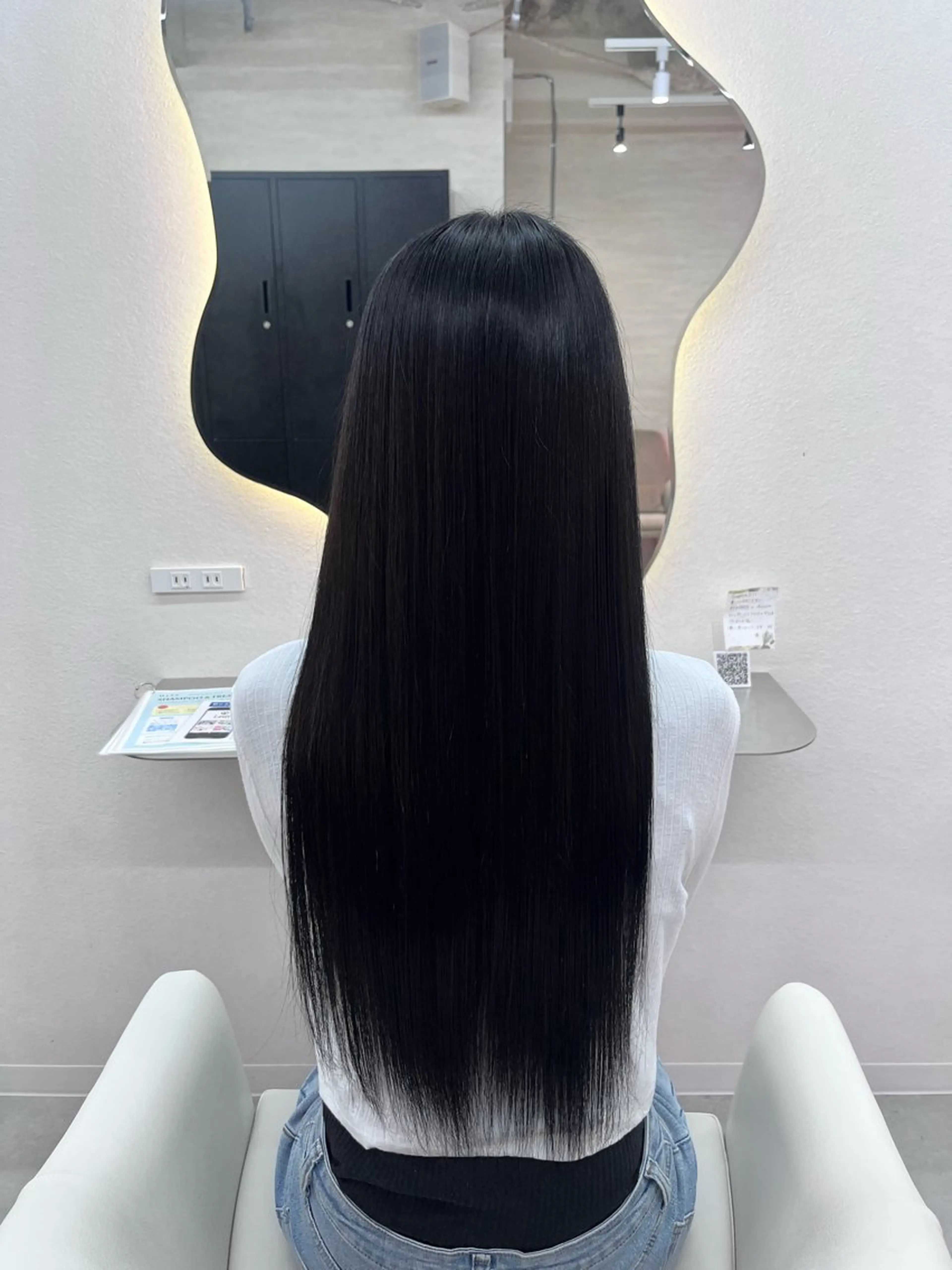 ロング トリートメント 艶感ハイトーン/ 池袋/mei🩶のヘアスタイル