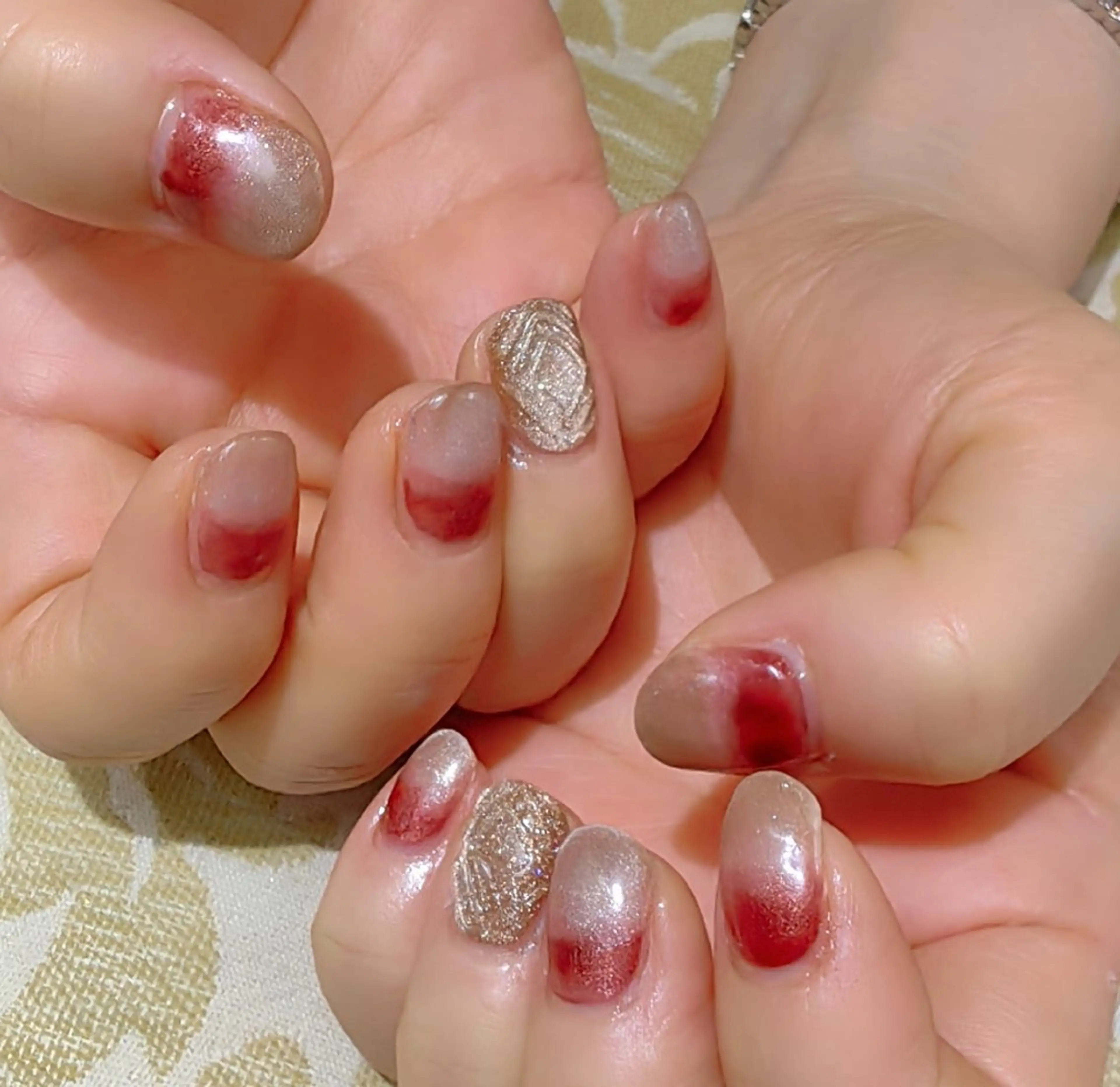 ネイル フラッシュネイル フラッシュマグ ハンドネイル reve あやののネイルデザイン