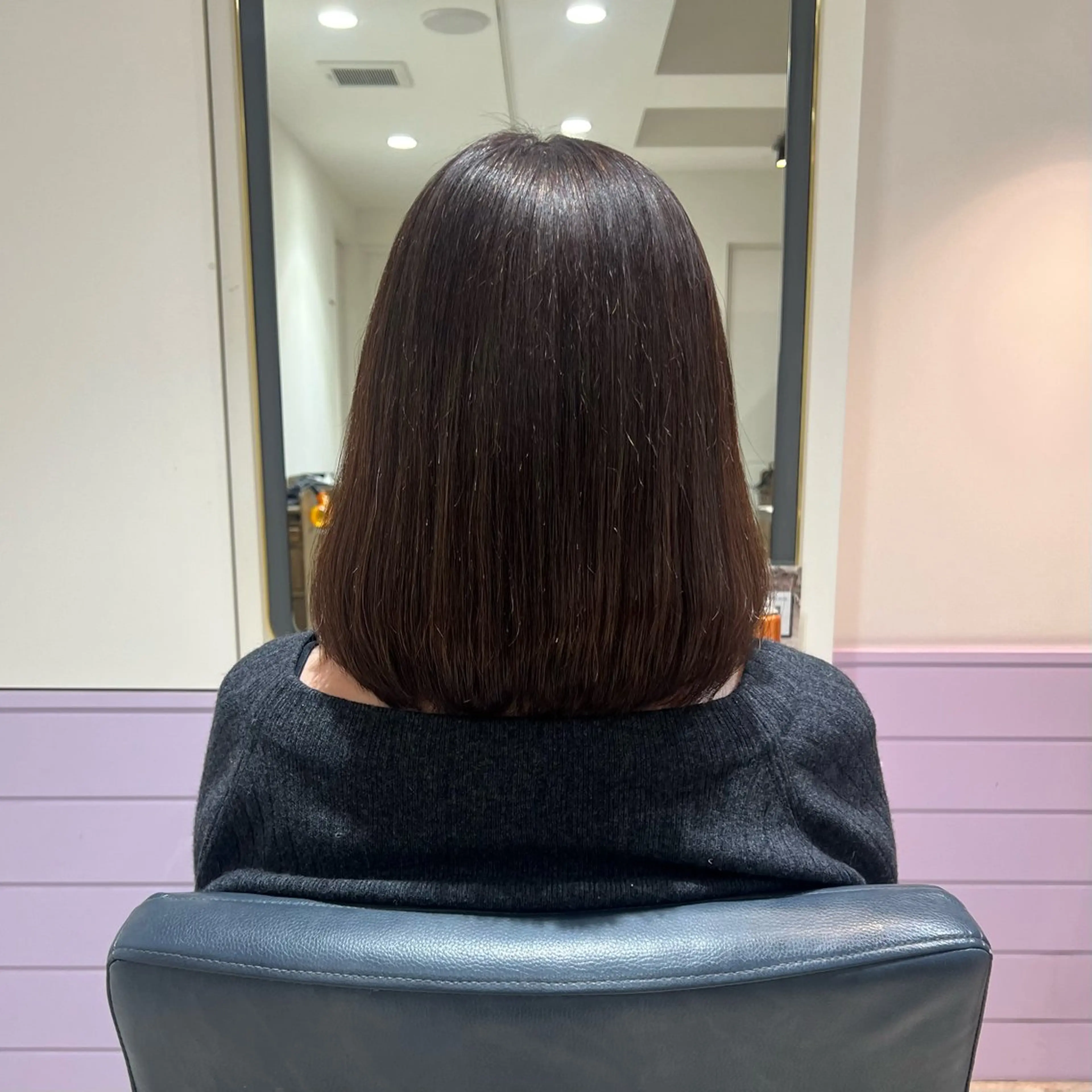 ミディアム 縮毛矯正 トリートメント 髪質改善✨石塚 真梨奈のヘアスタイル