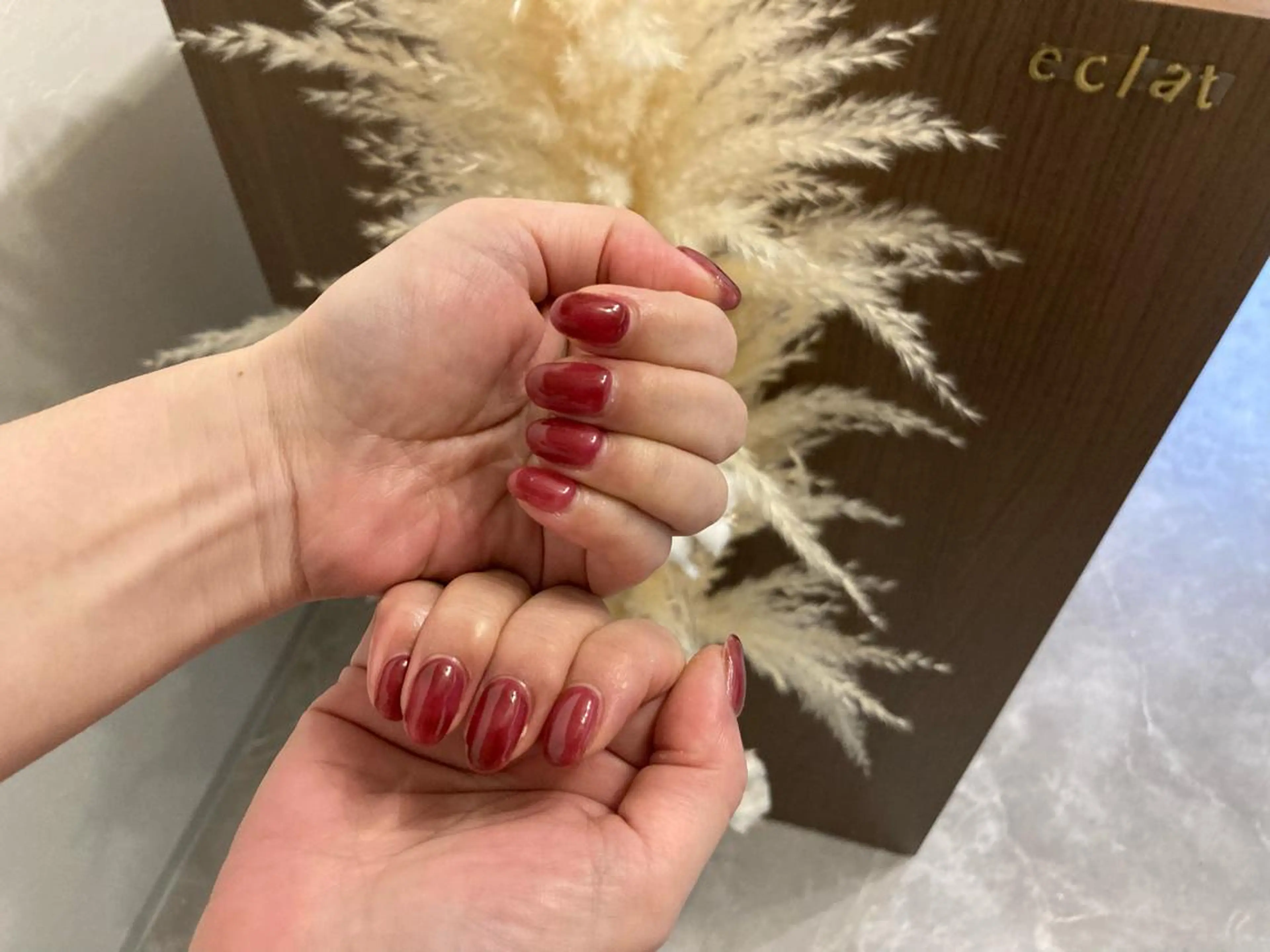 ネイル クリアネイル ワンカラーネイル Wisteria Paddyのネイルデザイン