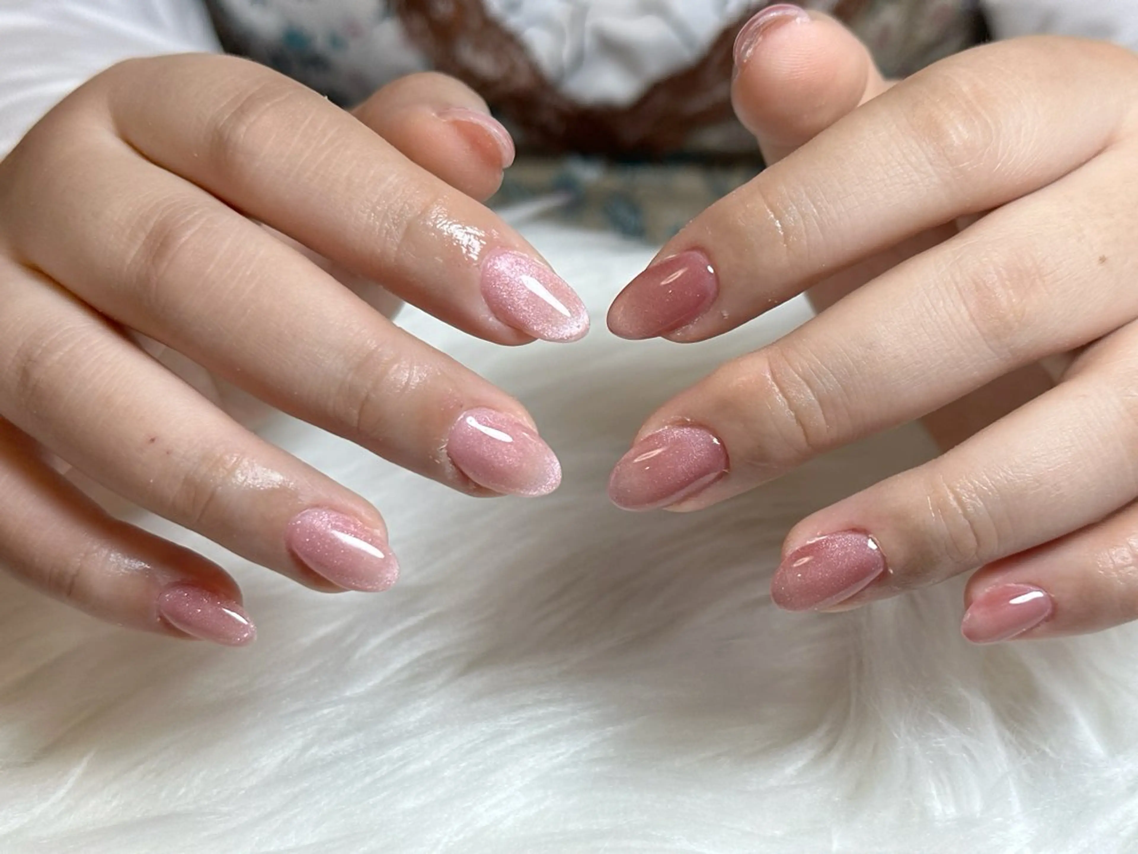 ネイル フットネイル ジェルネイル マグネットネイル 持ち込み ニュアンスネイル ハンドネイル Miri nail salonのネイルデザイン
