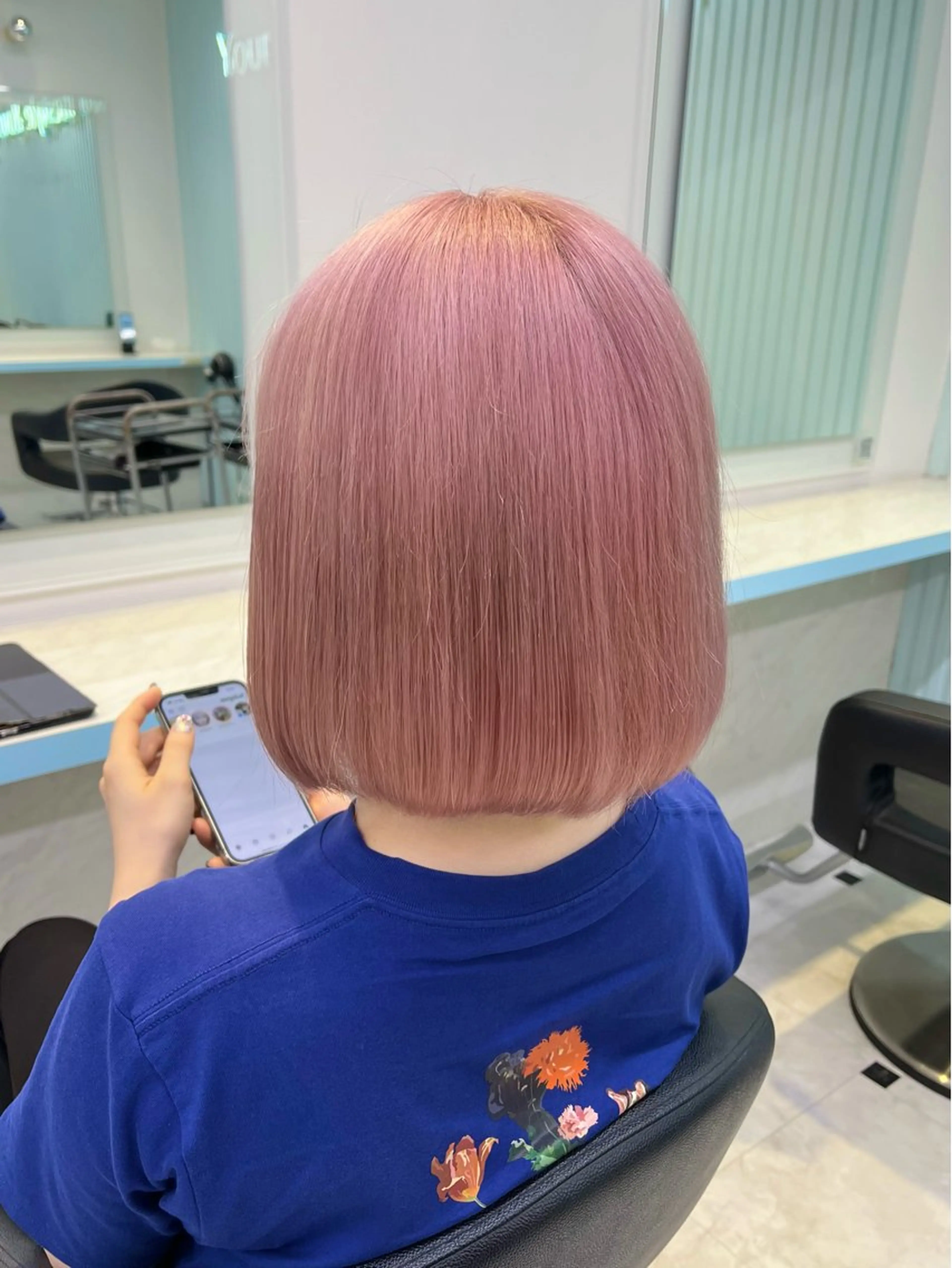 ショート カラー ヘアカラー トリートメント ブリーチカラー 🩵MIZUKIのヘアスタイル