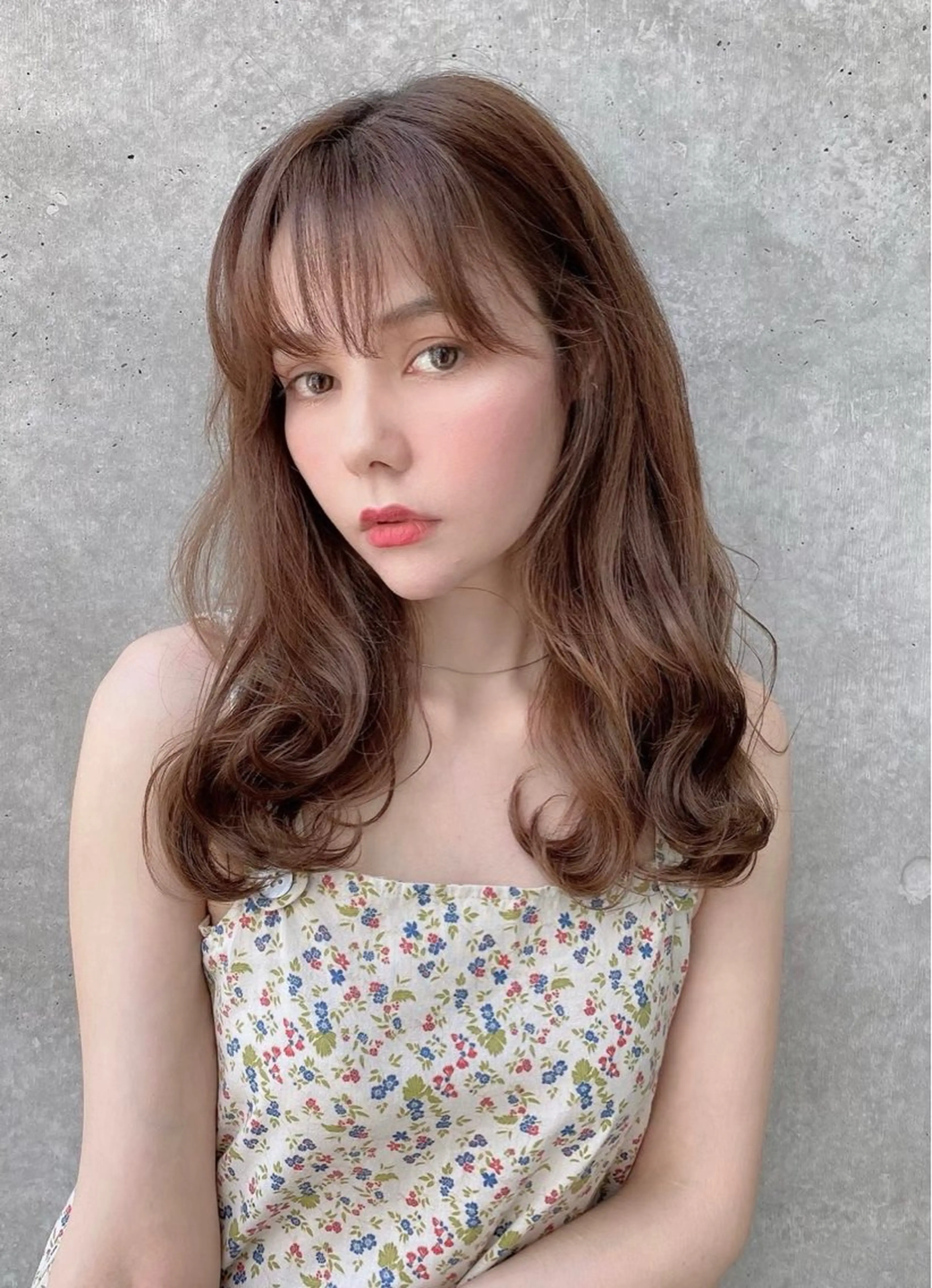 セミロング レイヤーカット 似合わせカット 「似合わせ/髪質改善 《ワタル》」のヘアスタイル
