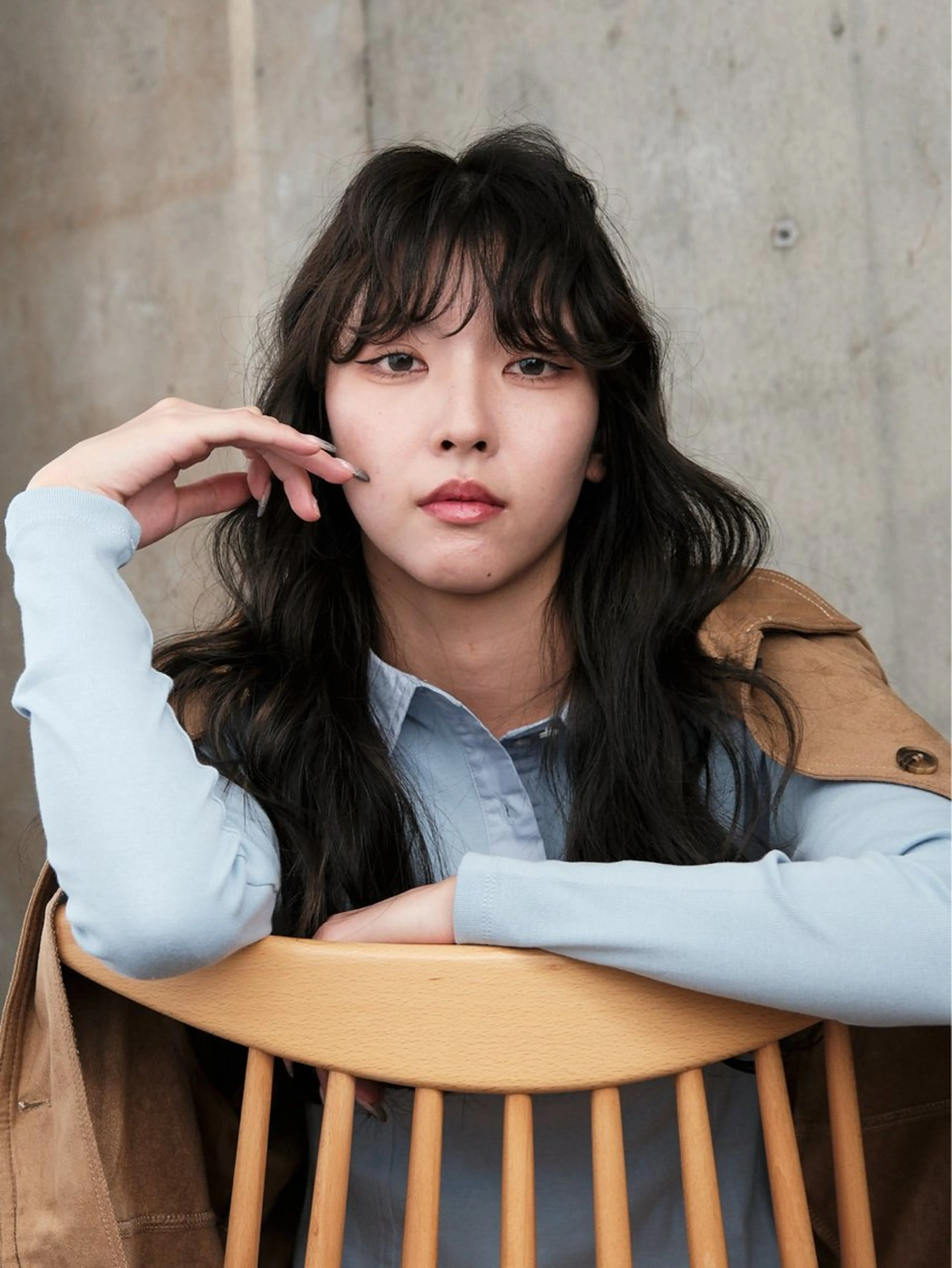 ロング カラー パーマ ブラウンカラー ダークブラウン ロング ☘️似合わせカラー ☘️/ななみのヘアスタイル