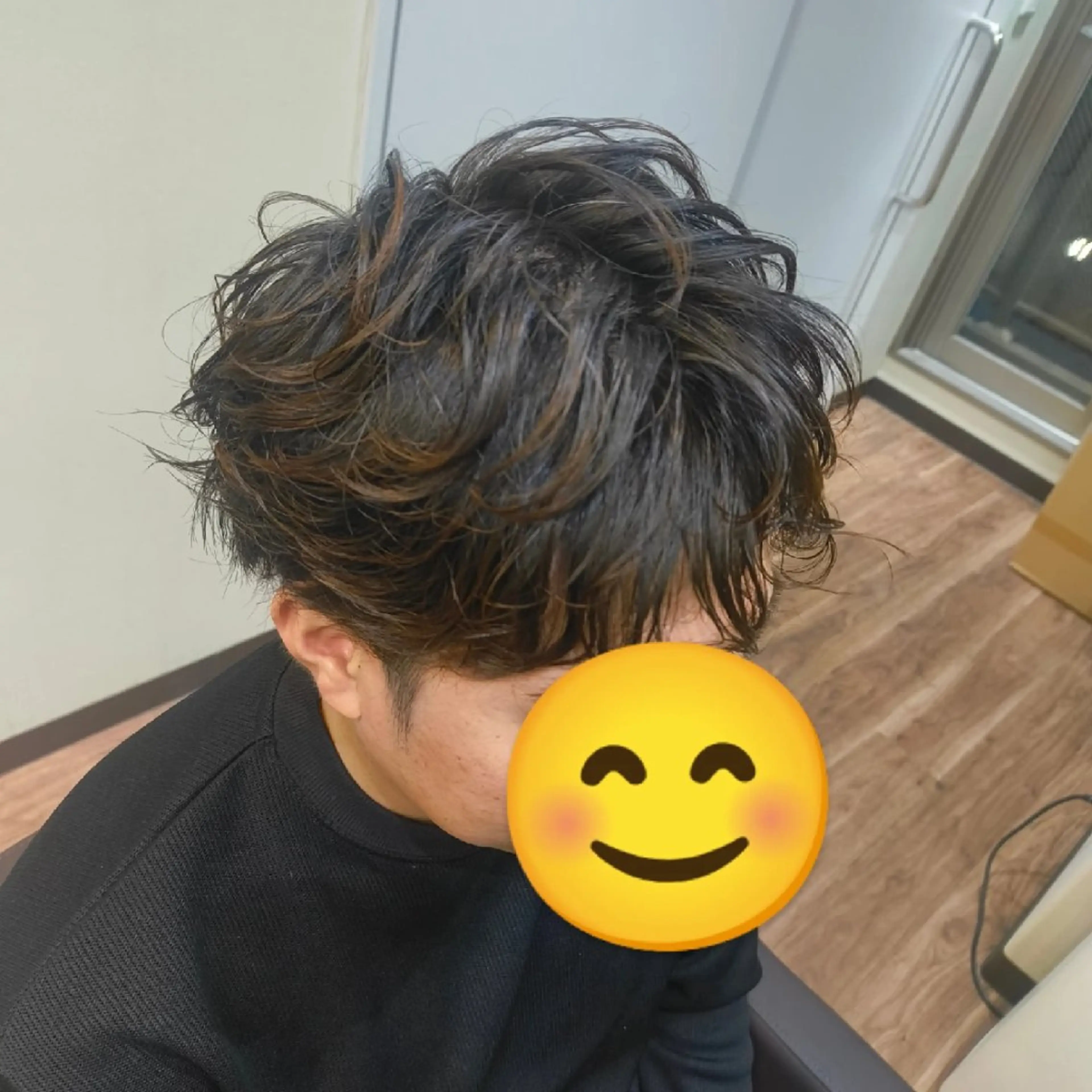 ショート パーマ メンズ 村松 和歌子のヘアスタイル