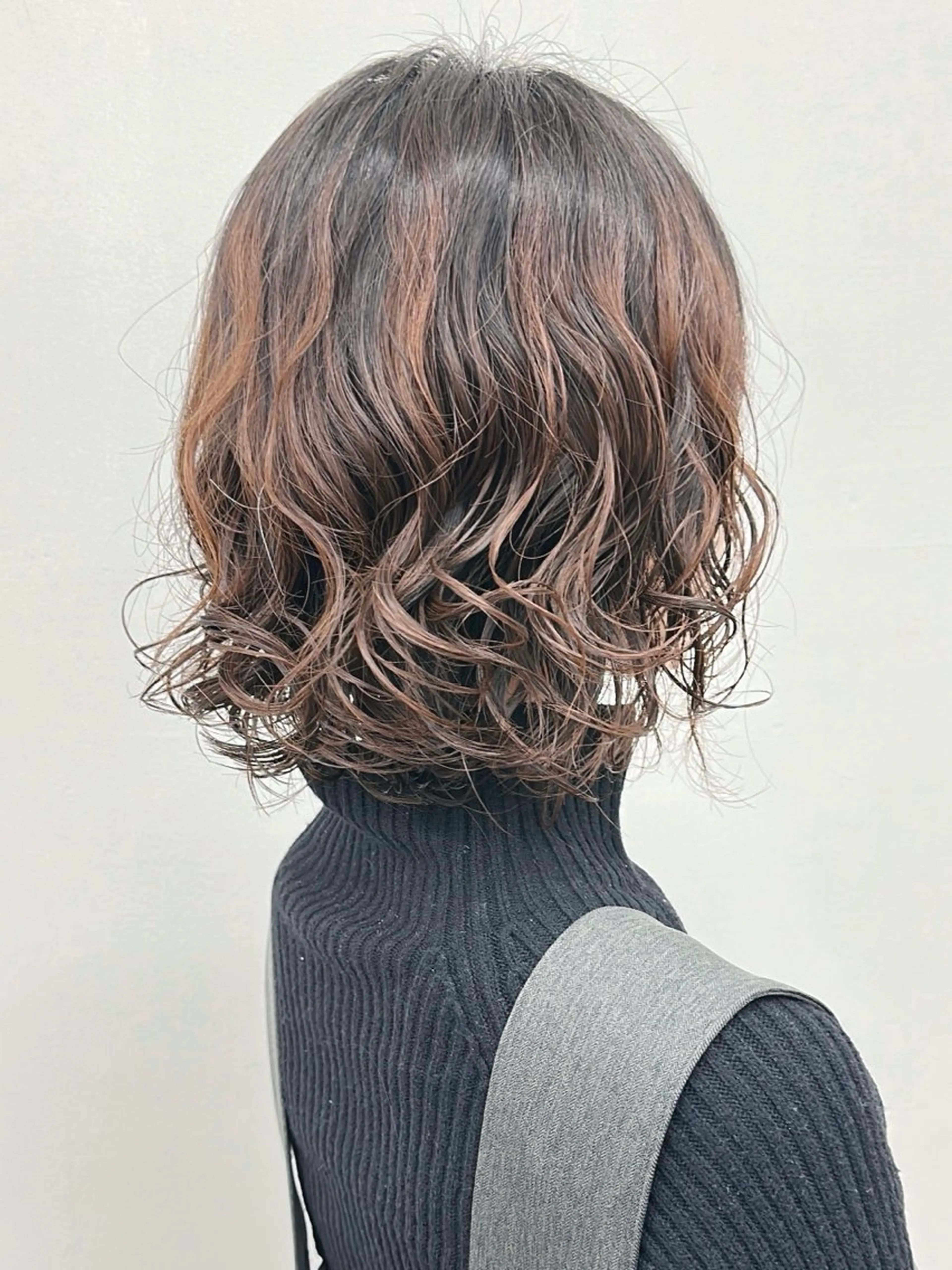 ショート パーマ カット パーマ ボブ/ゆるふわ ボブパーマ/とういのヘアスタイル