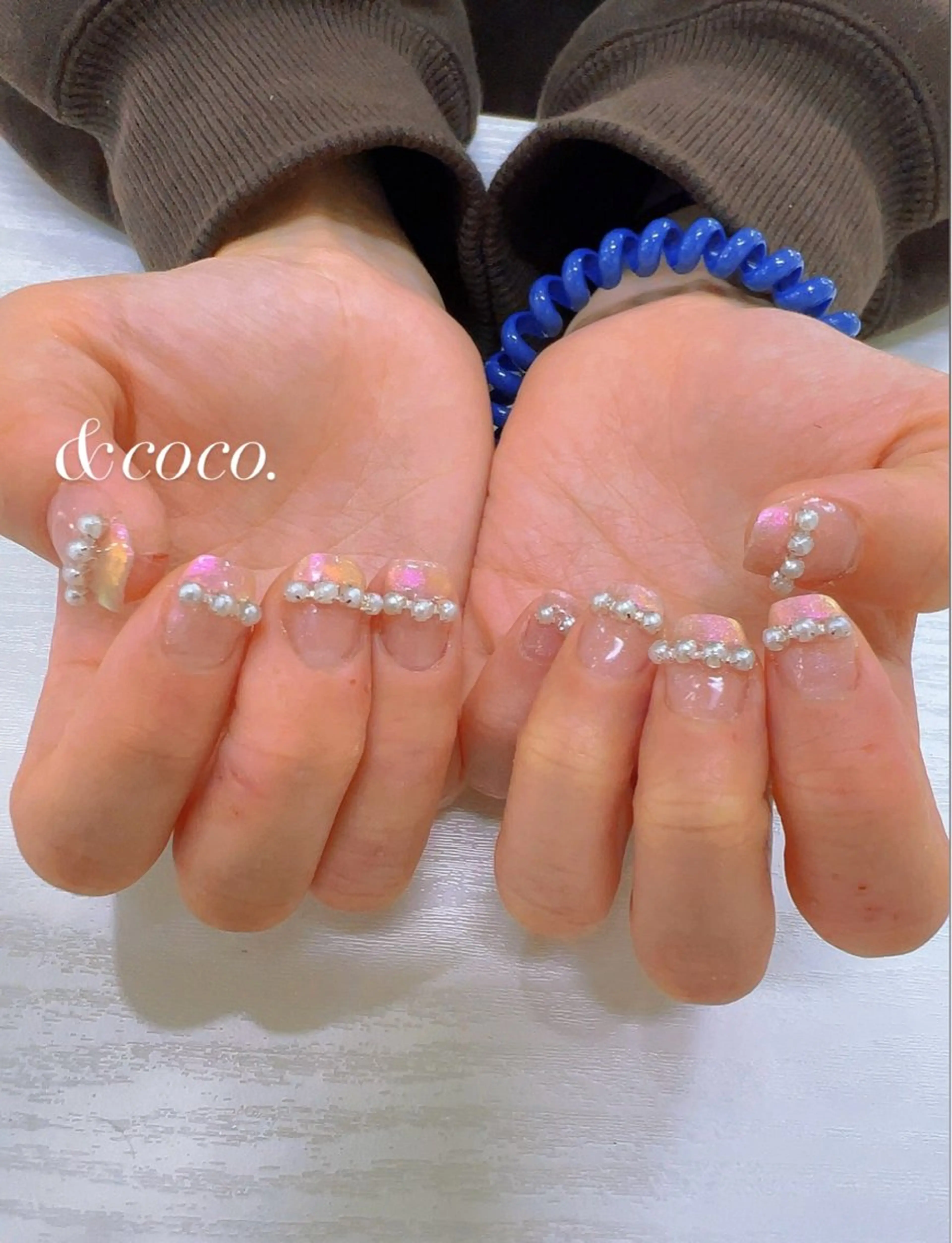 ネイル マグネットネイル ショートネイル ＆ coco.のネイルデザイン