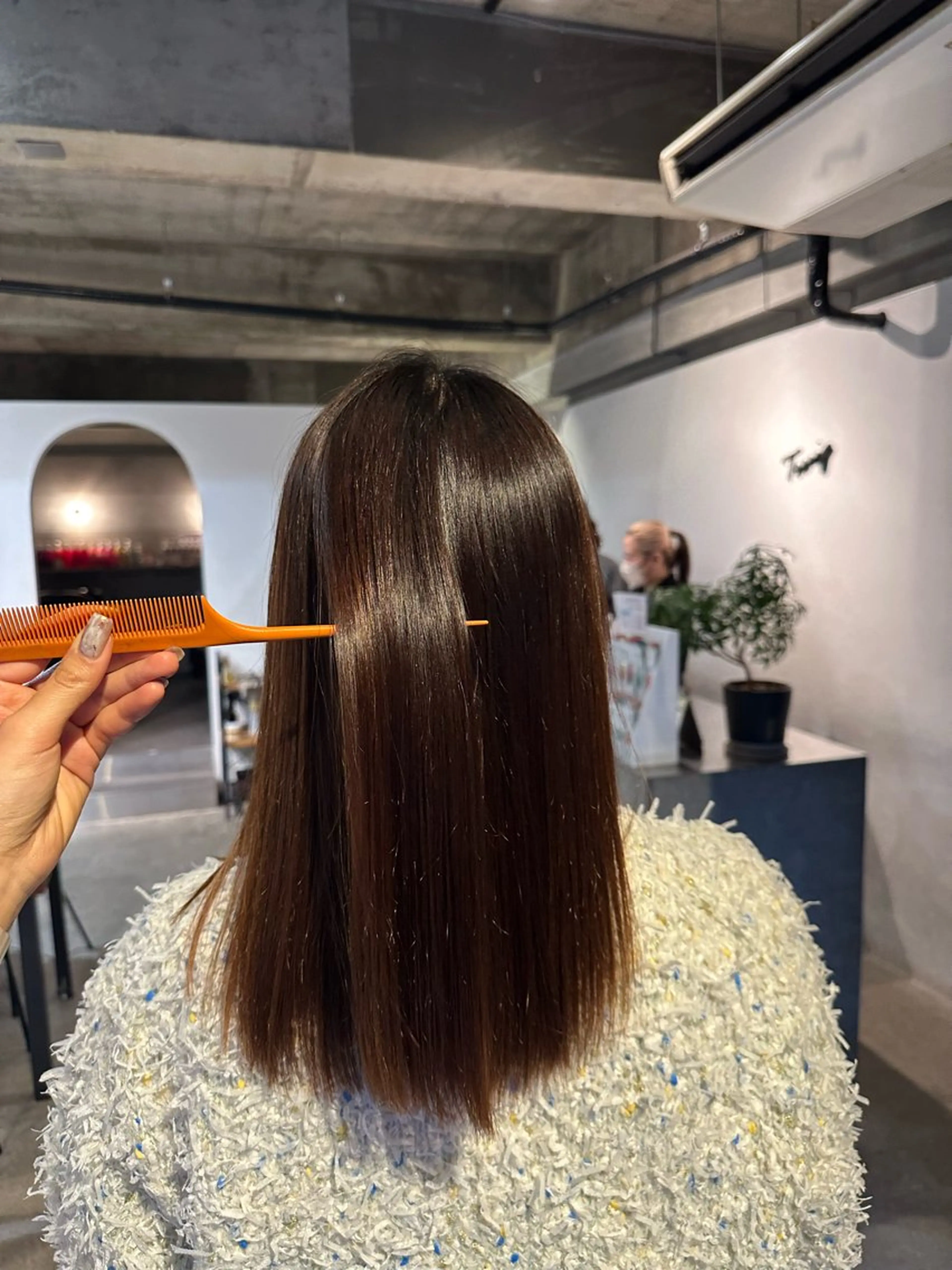 ロング 髪質改善 カット 縮毛矯正 🌸髪質改善🌸 小河穂香のヘアスタイル