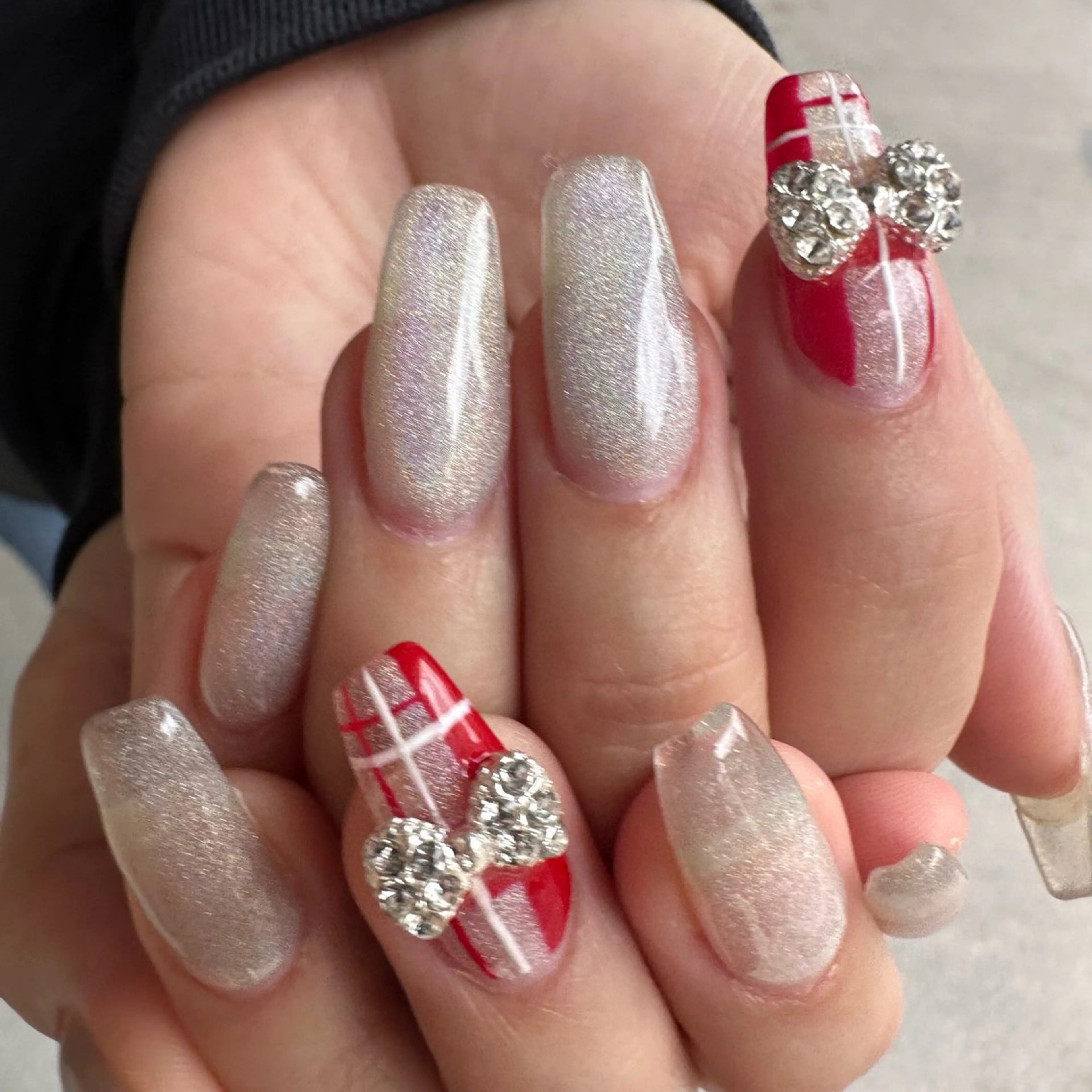 ネイル アートネイル クリアネイル フラッシュネイル フレンチネイル ジェルネイル Reillynail みさきのネイルデザイン
