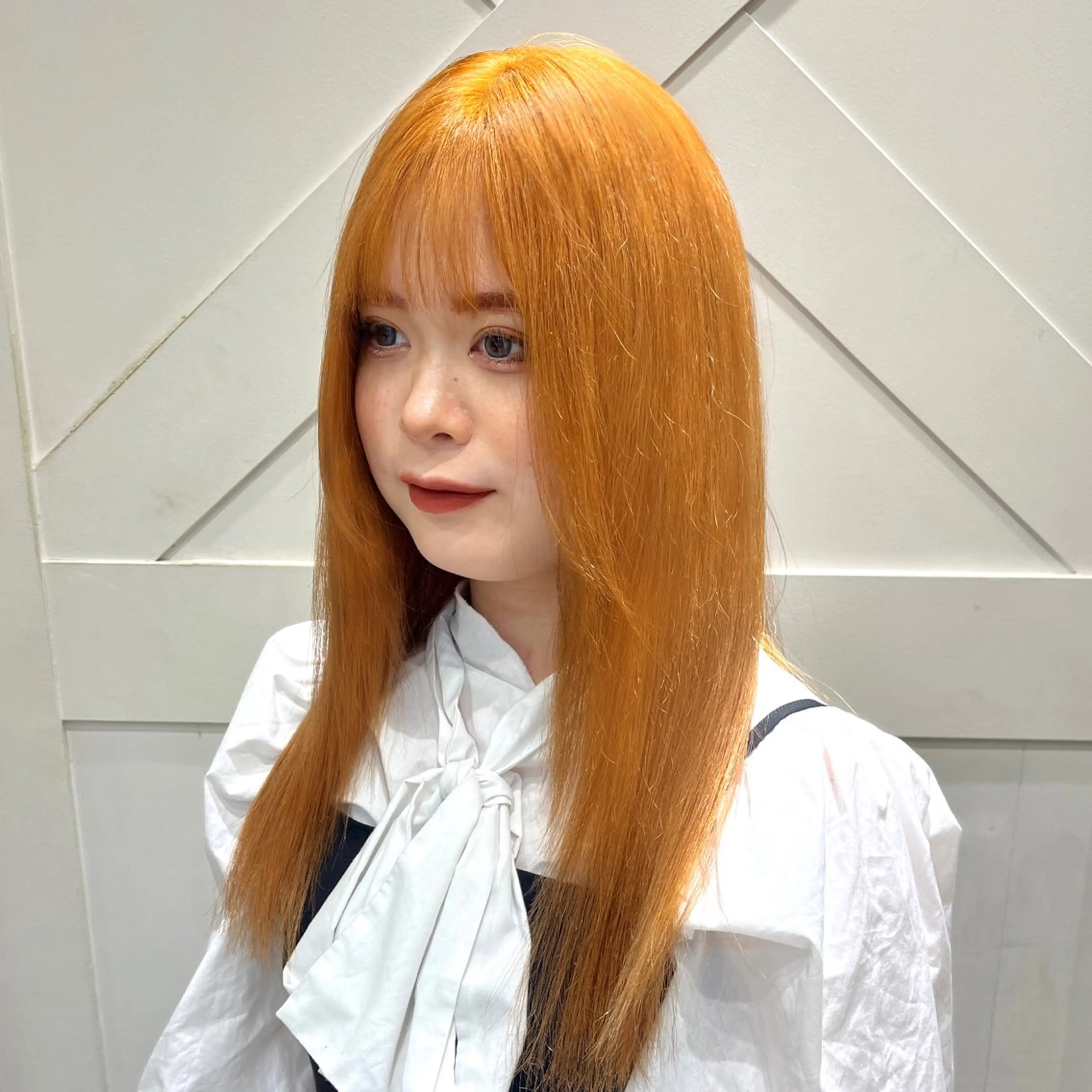 ロング カラー ヘアカラー 韓国レイヤー 暖色カラー/さくらのヘアスタイル