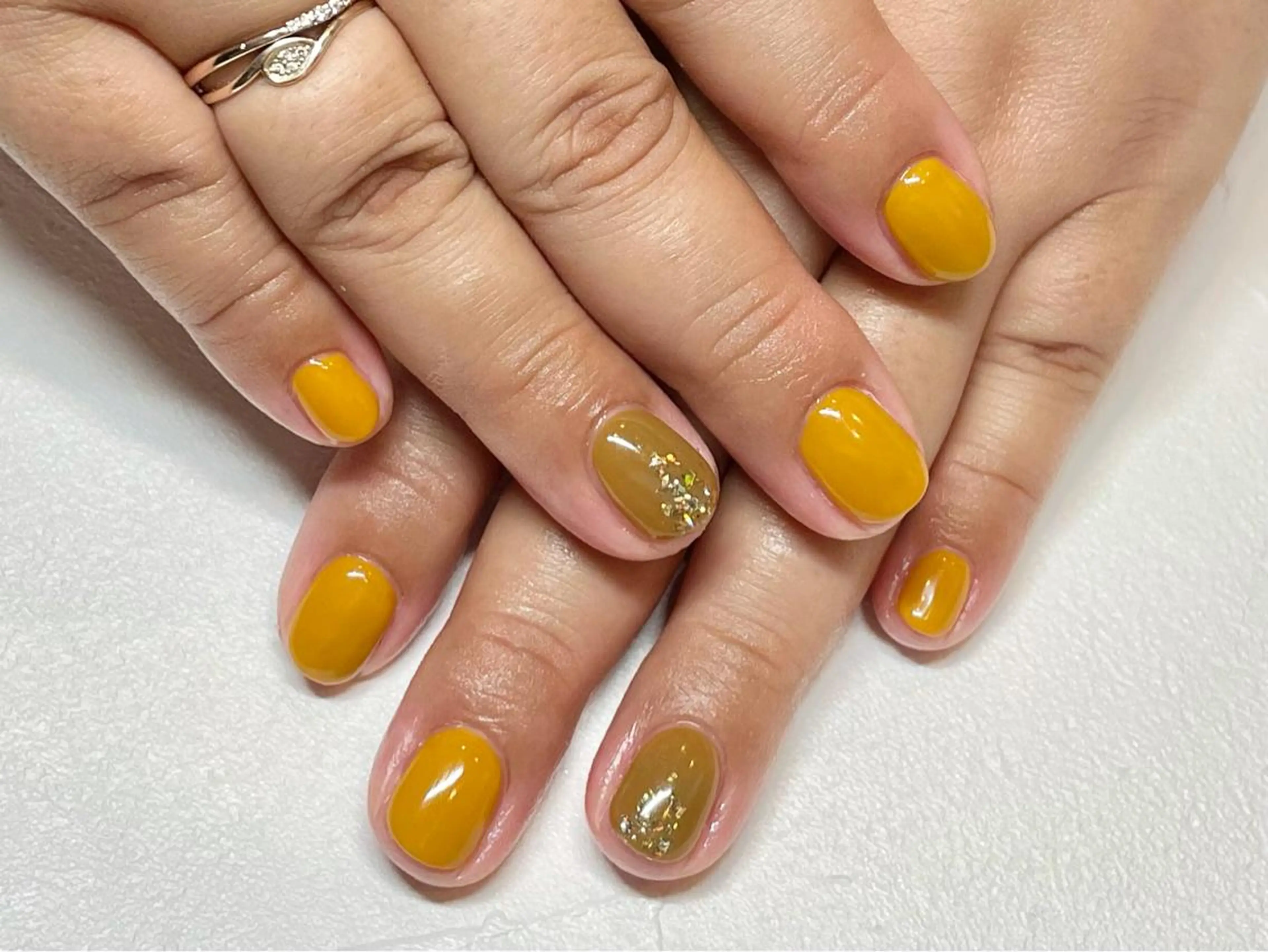 ネイル ワンカラーネイル ささき れいなのネイルデザイン