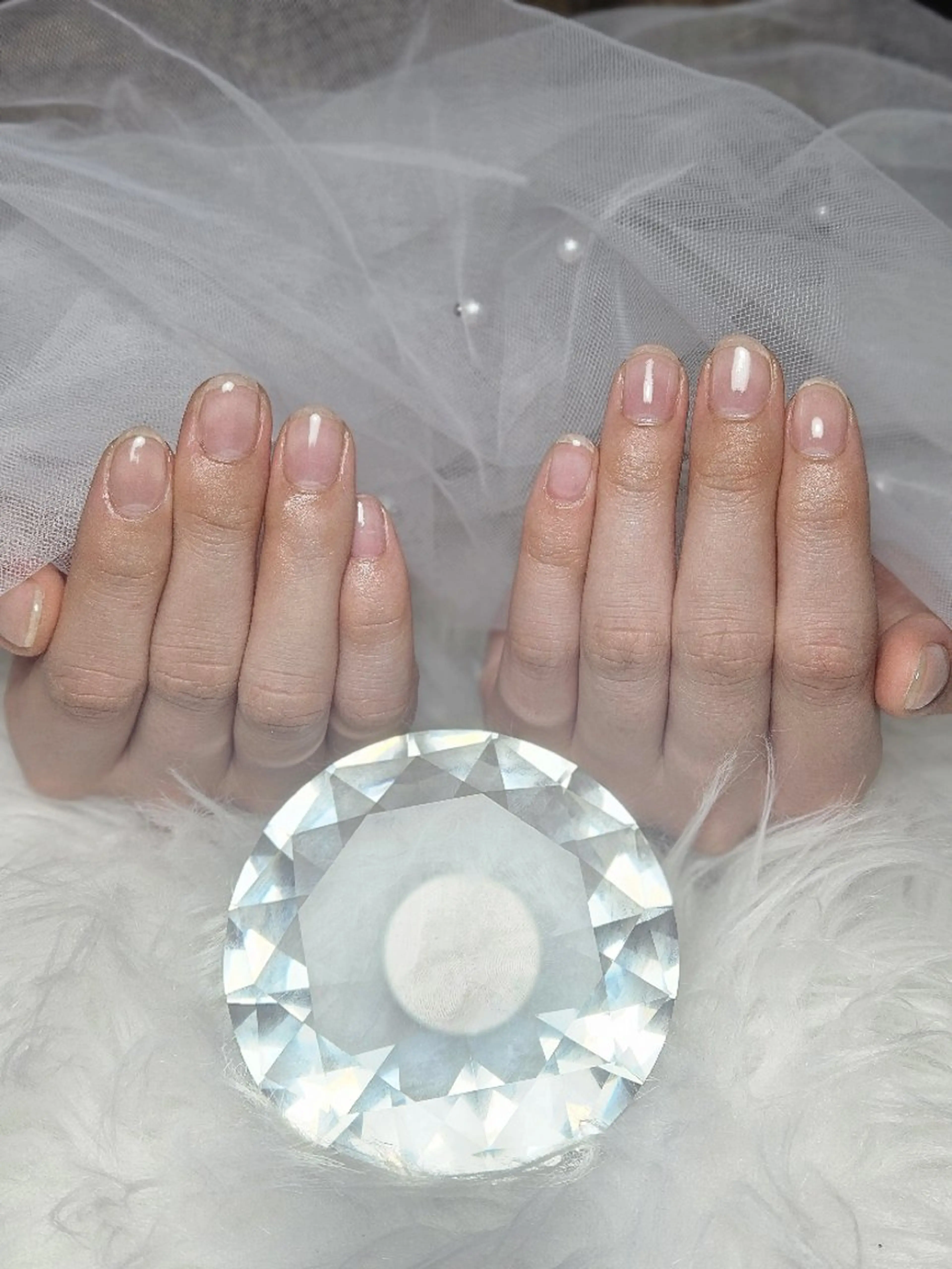 クリアネイルの写真