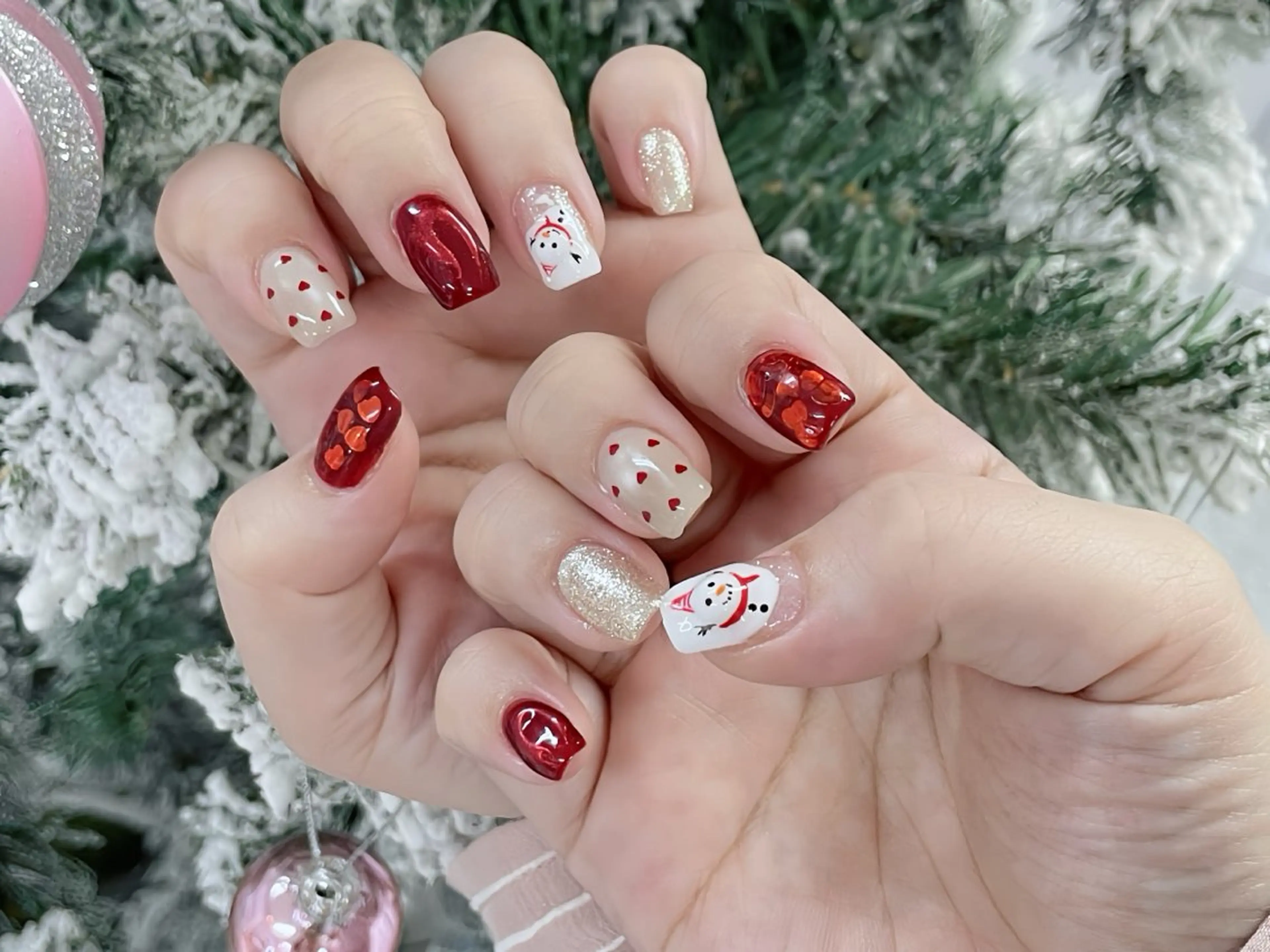 ネイル 成人式 ロングネイル ネイルチップ ハンドネイル Rin Nail 新大久保店のネイルデザイン