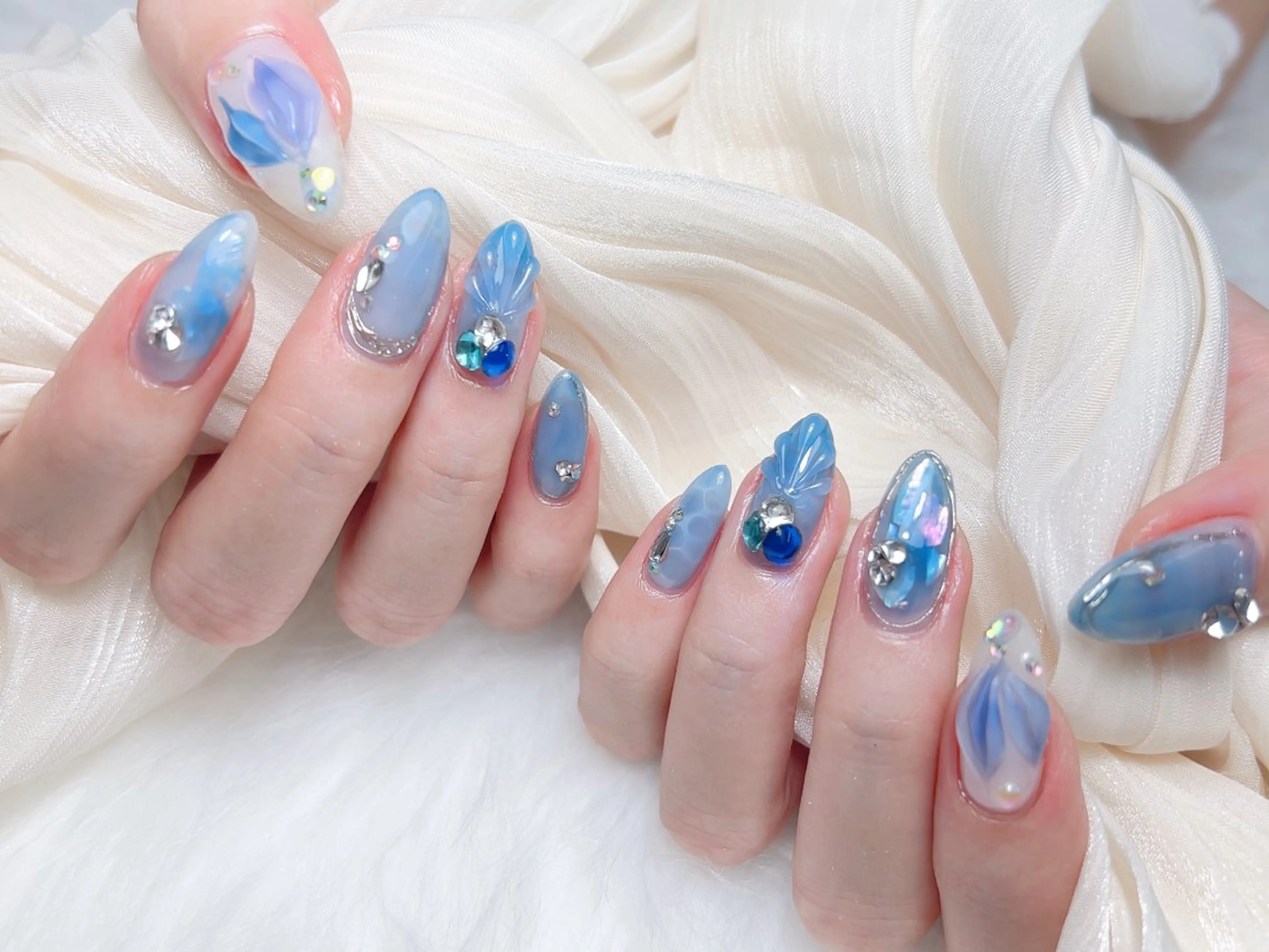 ネイル M🌷nail 長さだし専門店のネイルデザイン