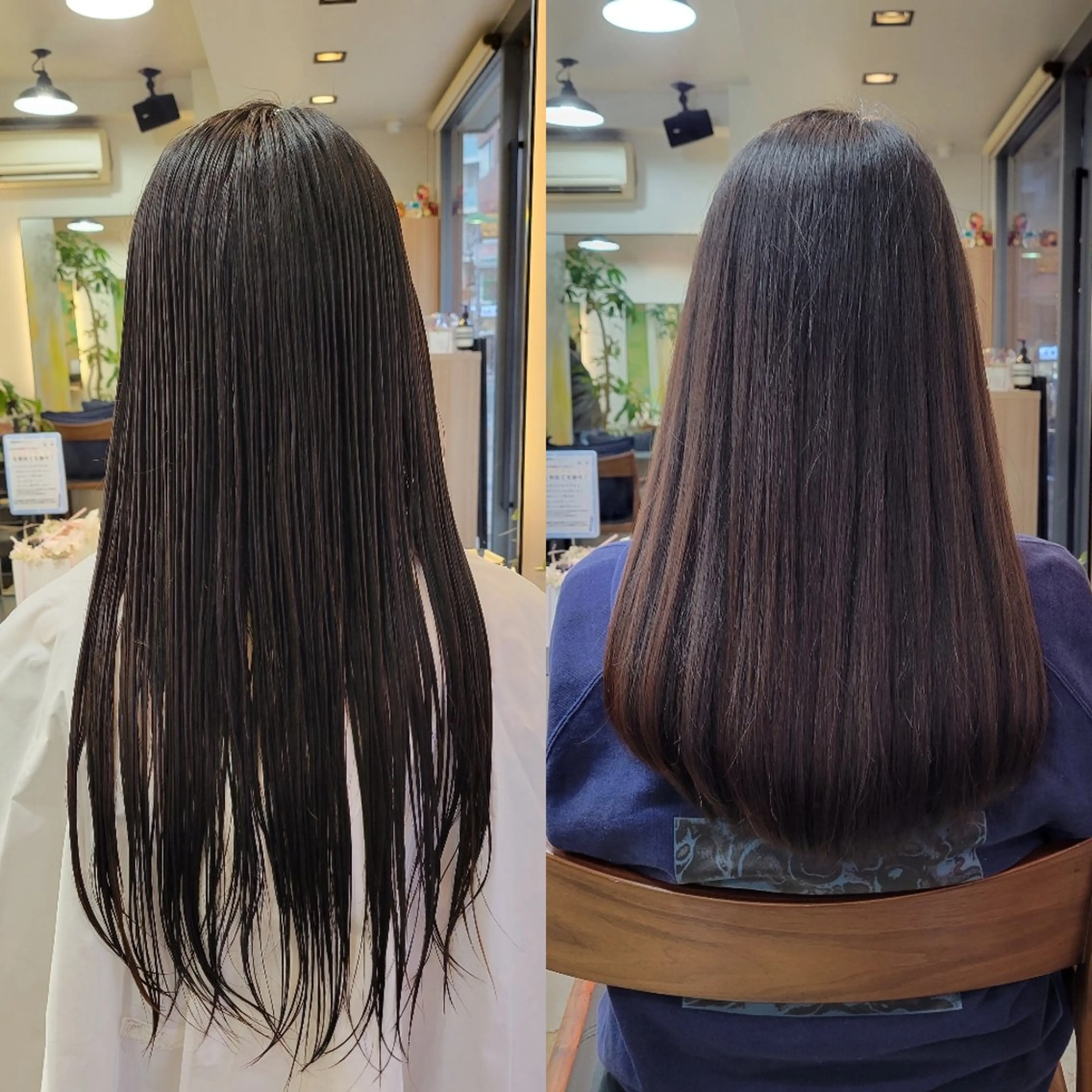 セミロング 韓国風ヘア カット 野村 果音(カノン)のヘアスタイル