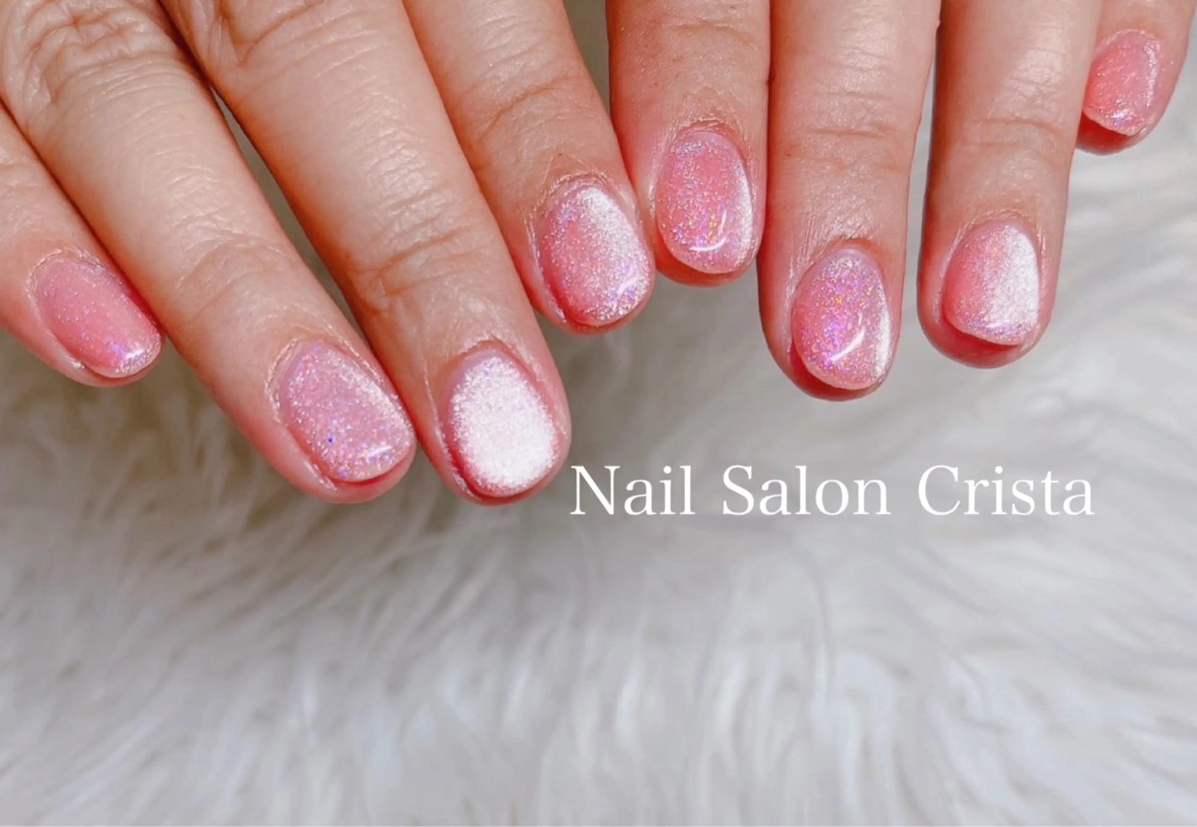 ネイル ジェルネイル マグネットネイル パラジェル ハンドネイル CRISTA MOMOのネイルデザイン