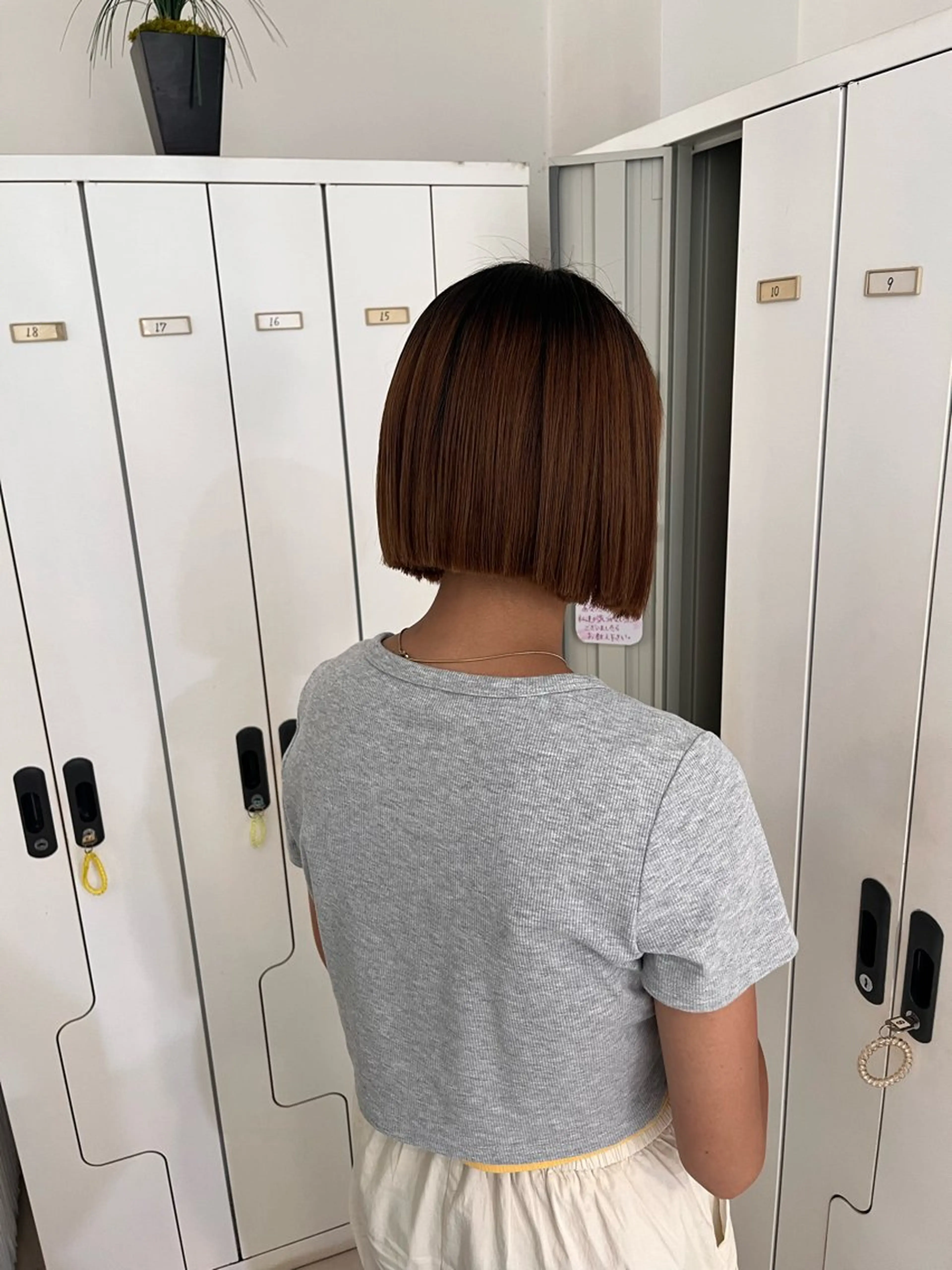 ショート ボブ カット トリートメント ぷつっとボブ/ちゅる ピンク/mika☆のヘアスタイル