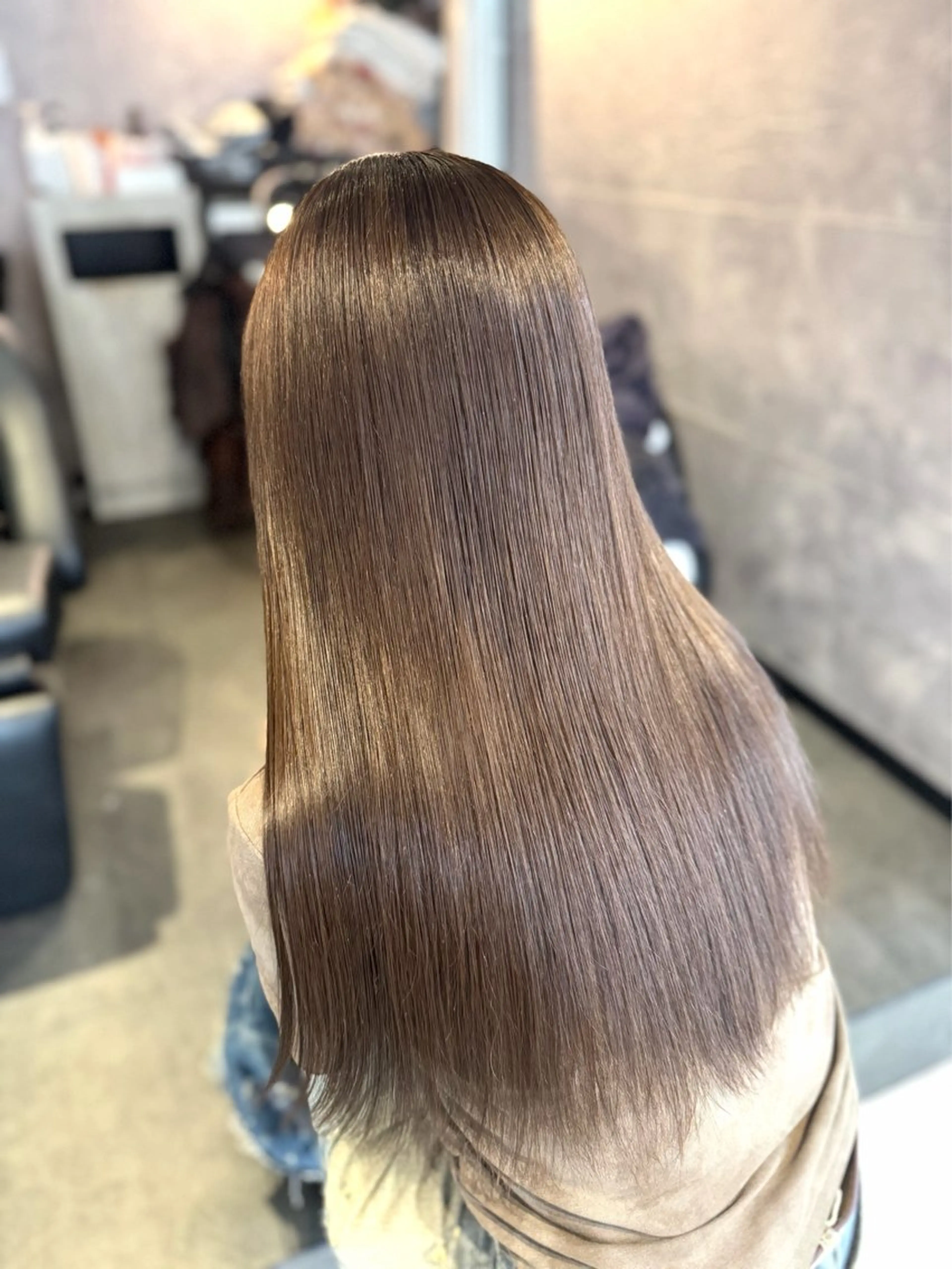 ロング カラー ヘアカラー トリートメント 🩶鈴木茉奈🩶艶髪 /透明感/暖色カラーのヘアスタイル