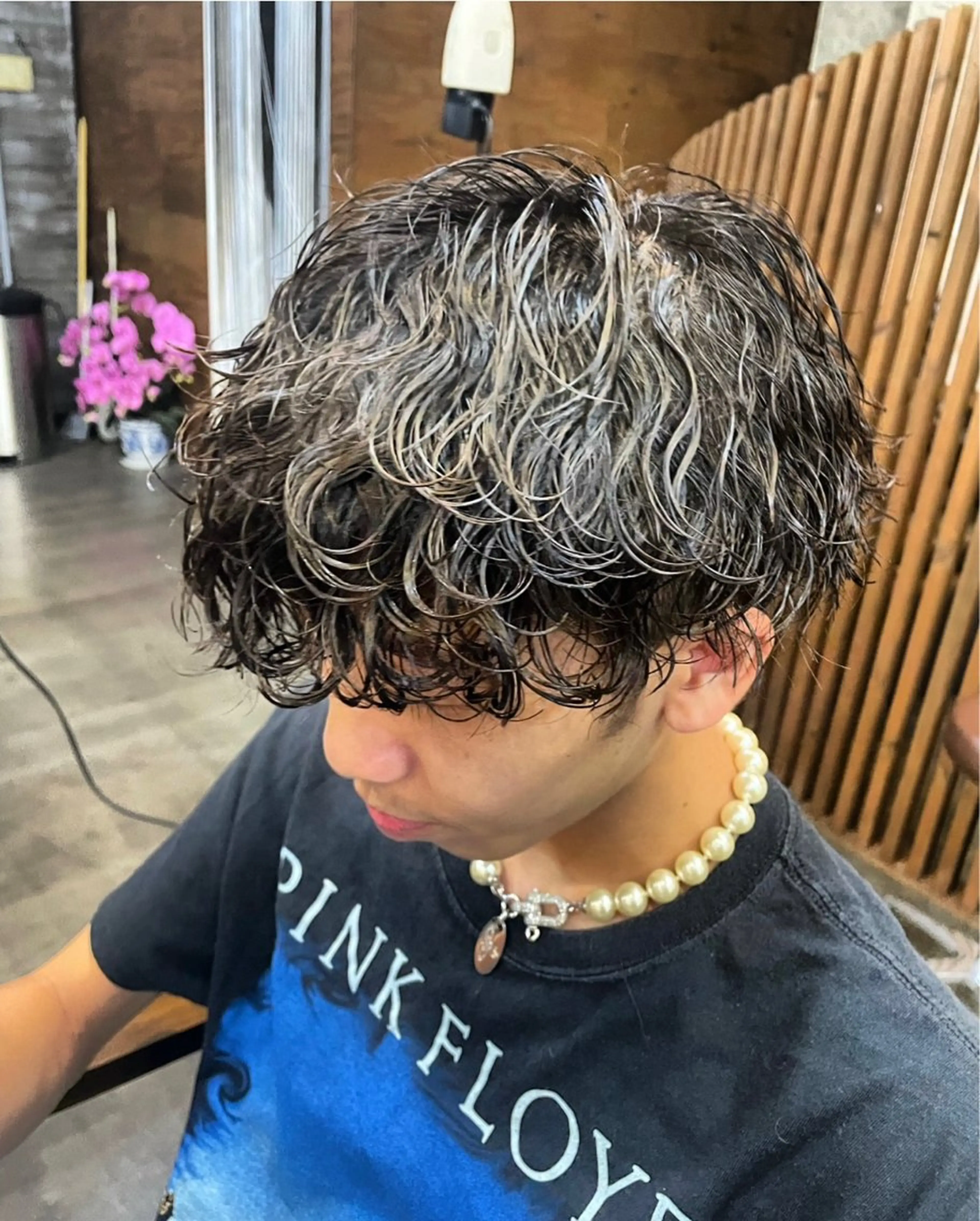 ショート メンズ メンズパーマ 波巻きパーマ 焼津メンズパーマ特化 大石雄生のヘアスタイル