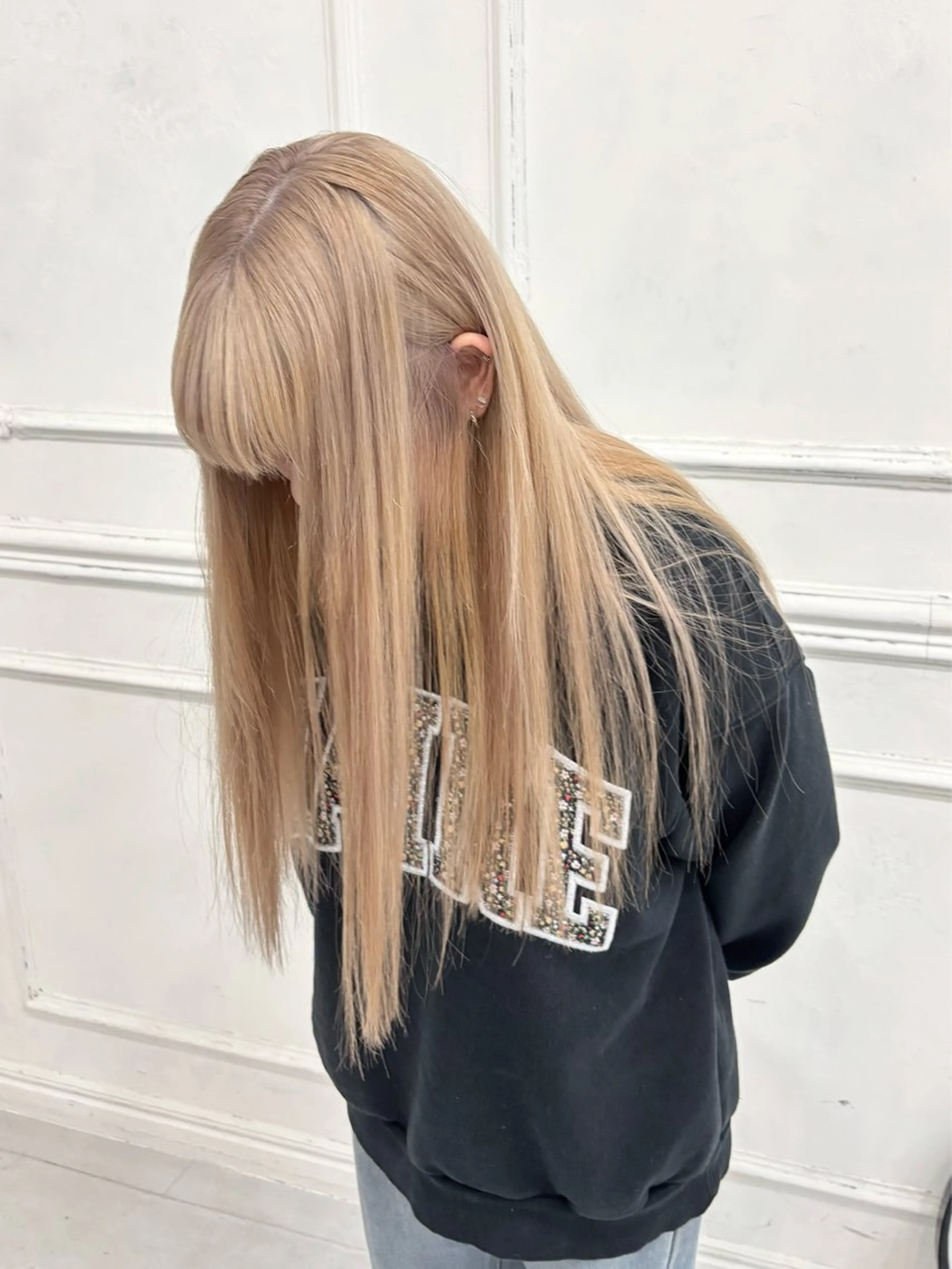 ロング カット ヘアカラー トリートメント 佐伯 鼓乃美のヘアスタイル