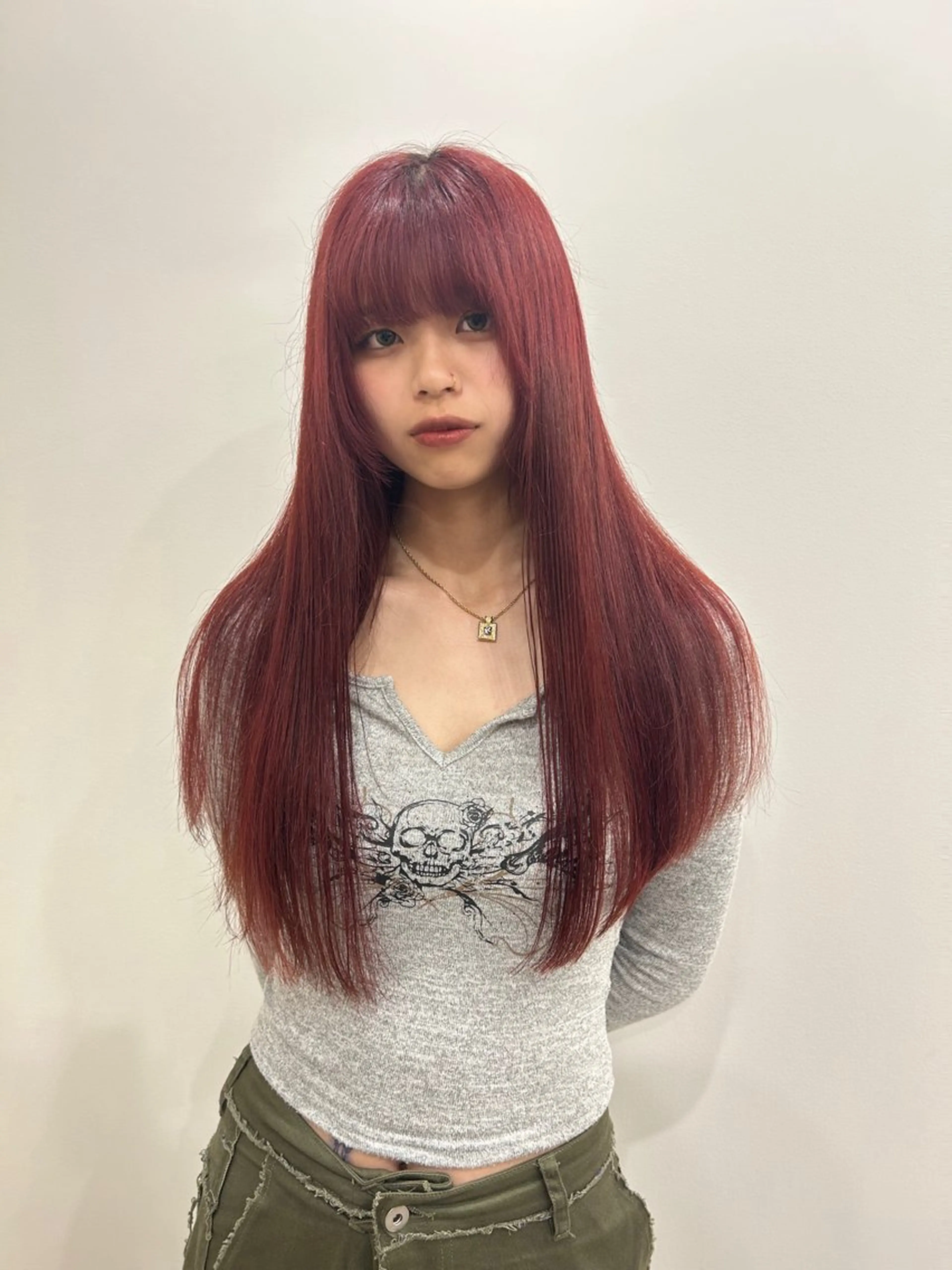 ロング ヘアカラー hair&eye🎀 /momoKaのヘアスタイル