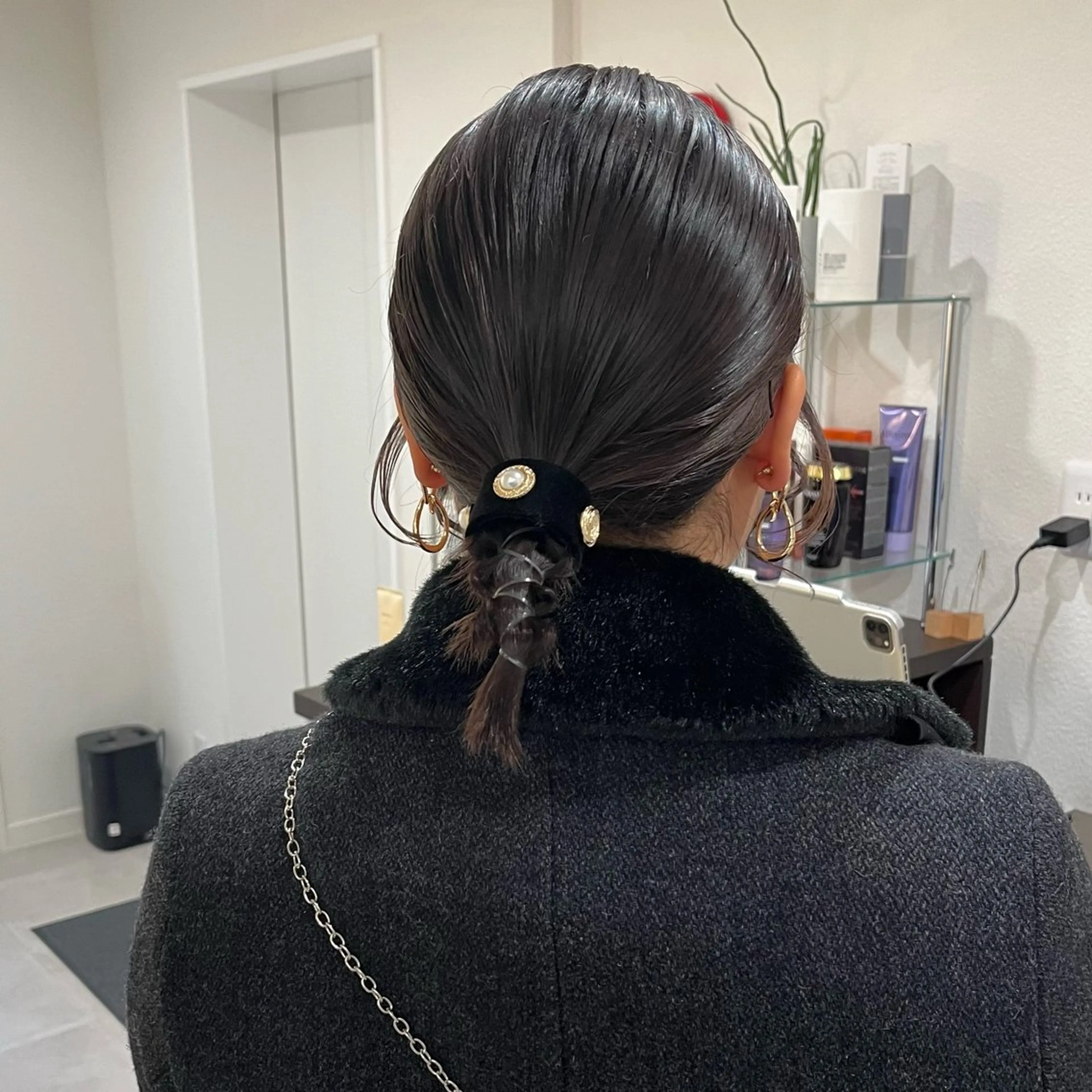 ミディアム ヘアアレンジ ボブ 🎀ゆな🎀ブリーチ /ショートウルフのヘアスタイル