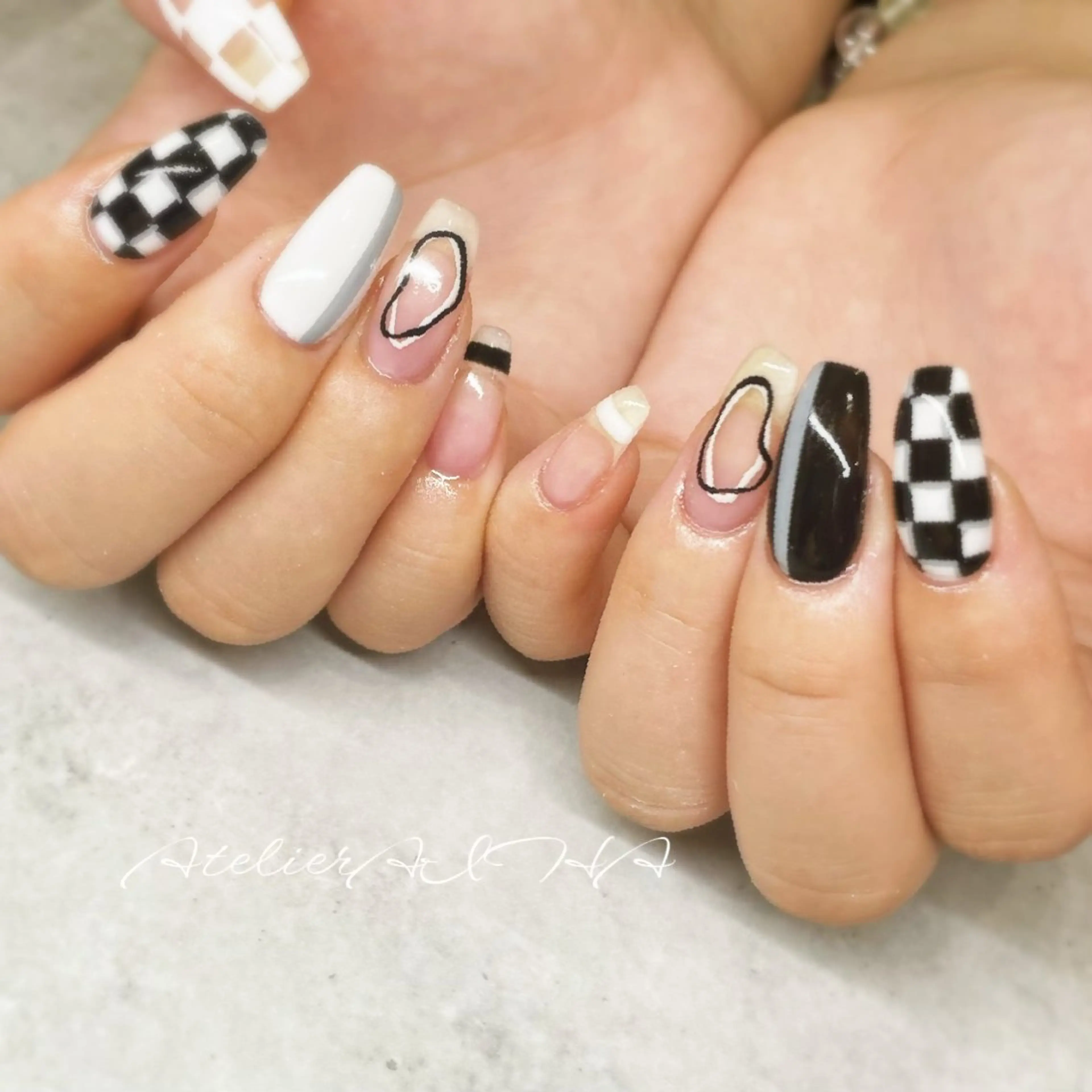 ネイル ハンドネイル アトリエAIHA所属・アトリエAIHA★ フィルイン推奨サロンのネイルデザイン