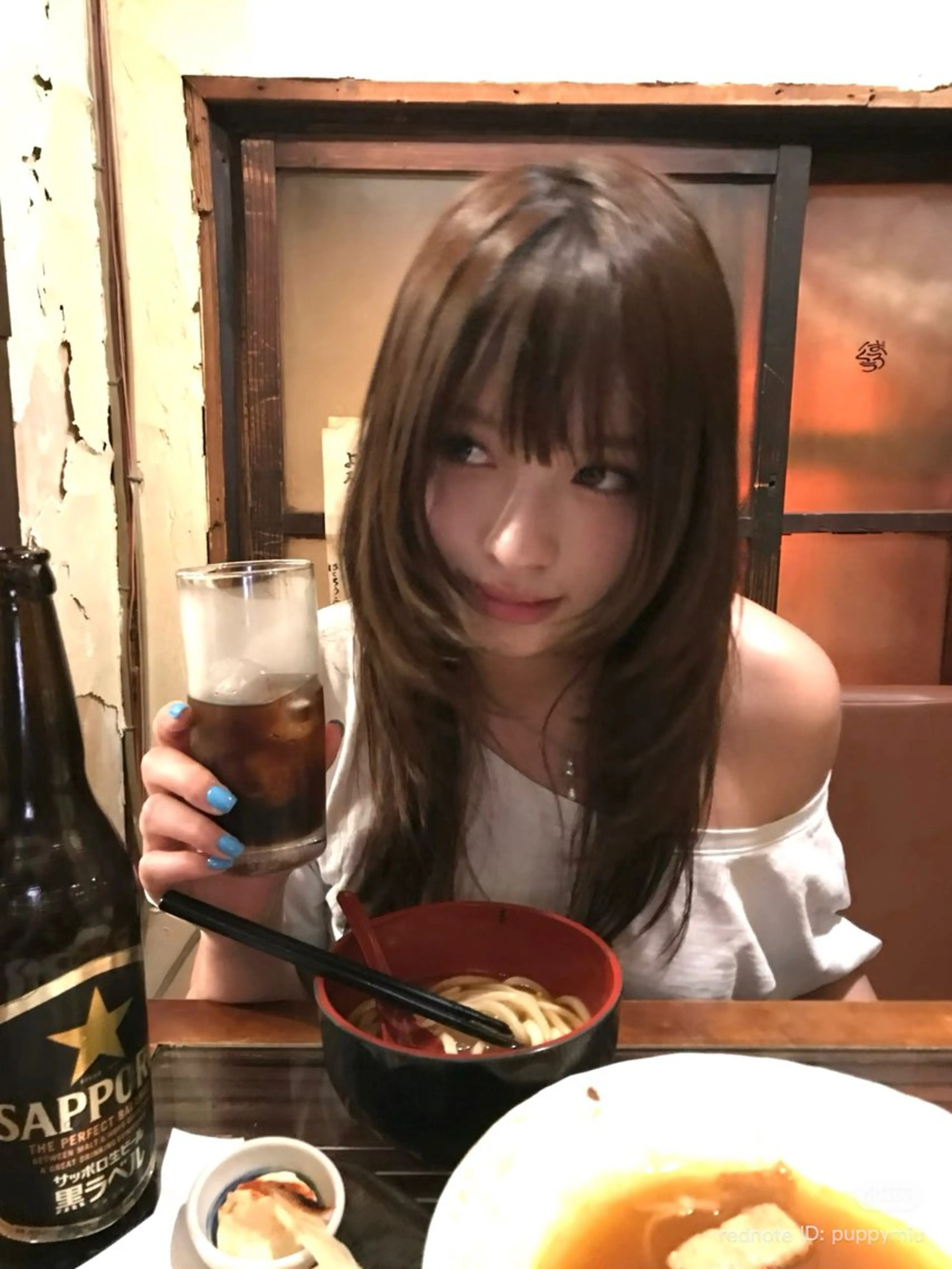 ロング カラー ヘアアレンジ ブラウンカラー ハッシュカット yoko/レイヤー /小顔ボブ／メンズのヘアスタイル