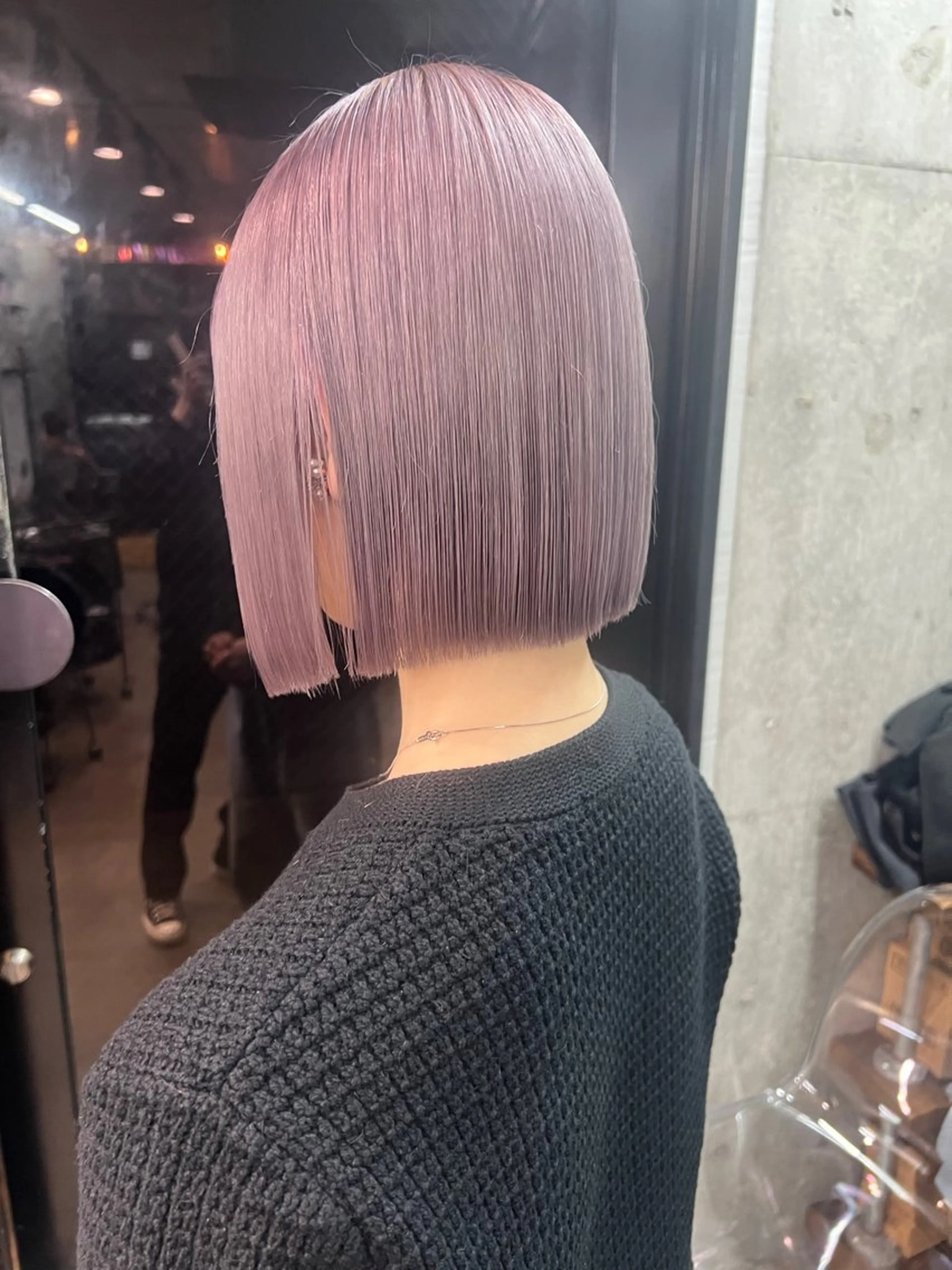 ショート アッシュ 透明感カラー🌿ボブ ✨飛田　ケイのヘアスタイル