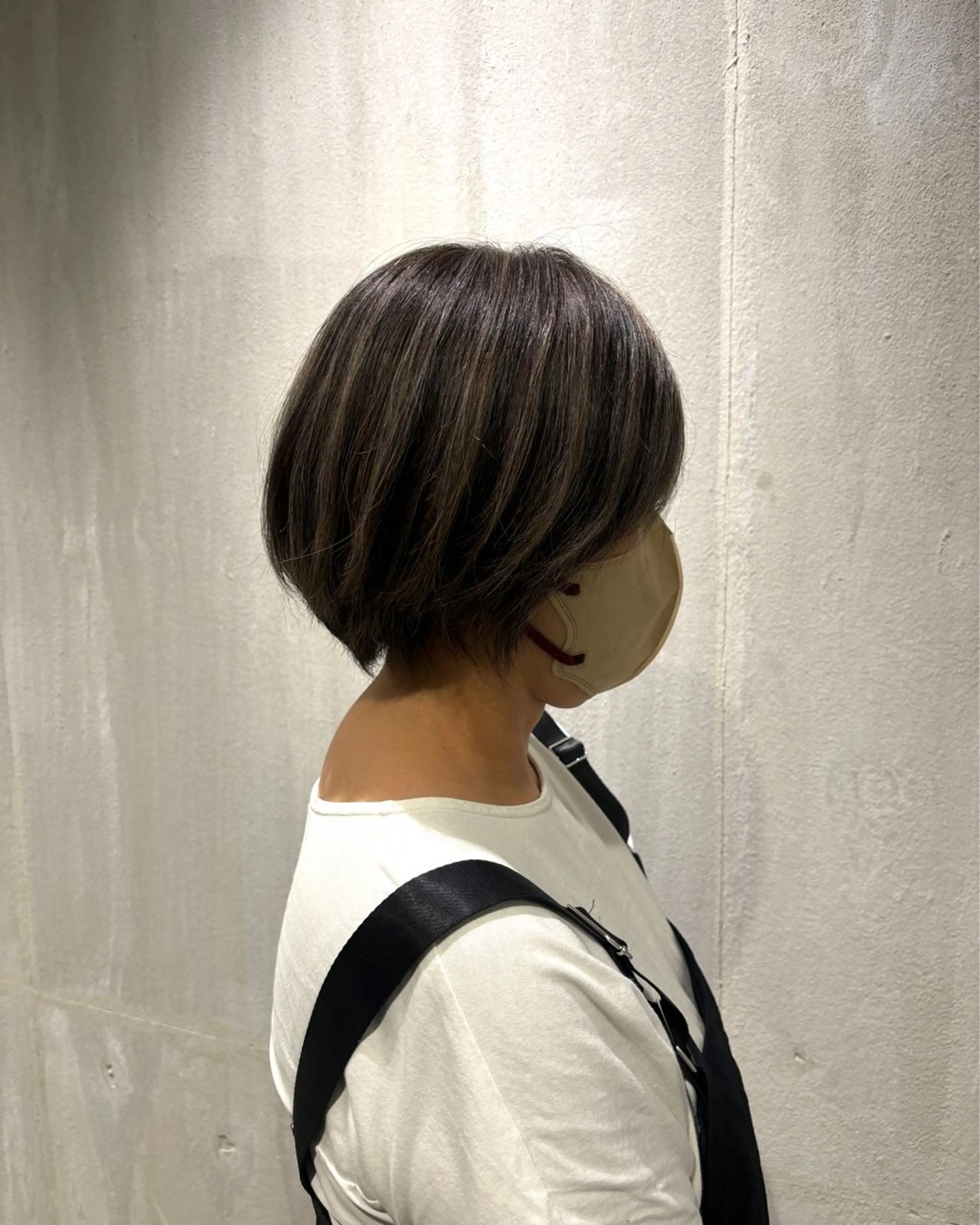 ショート カラー ハイライトカラー ハイライト 小木曽 里華のヘアスタイル