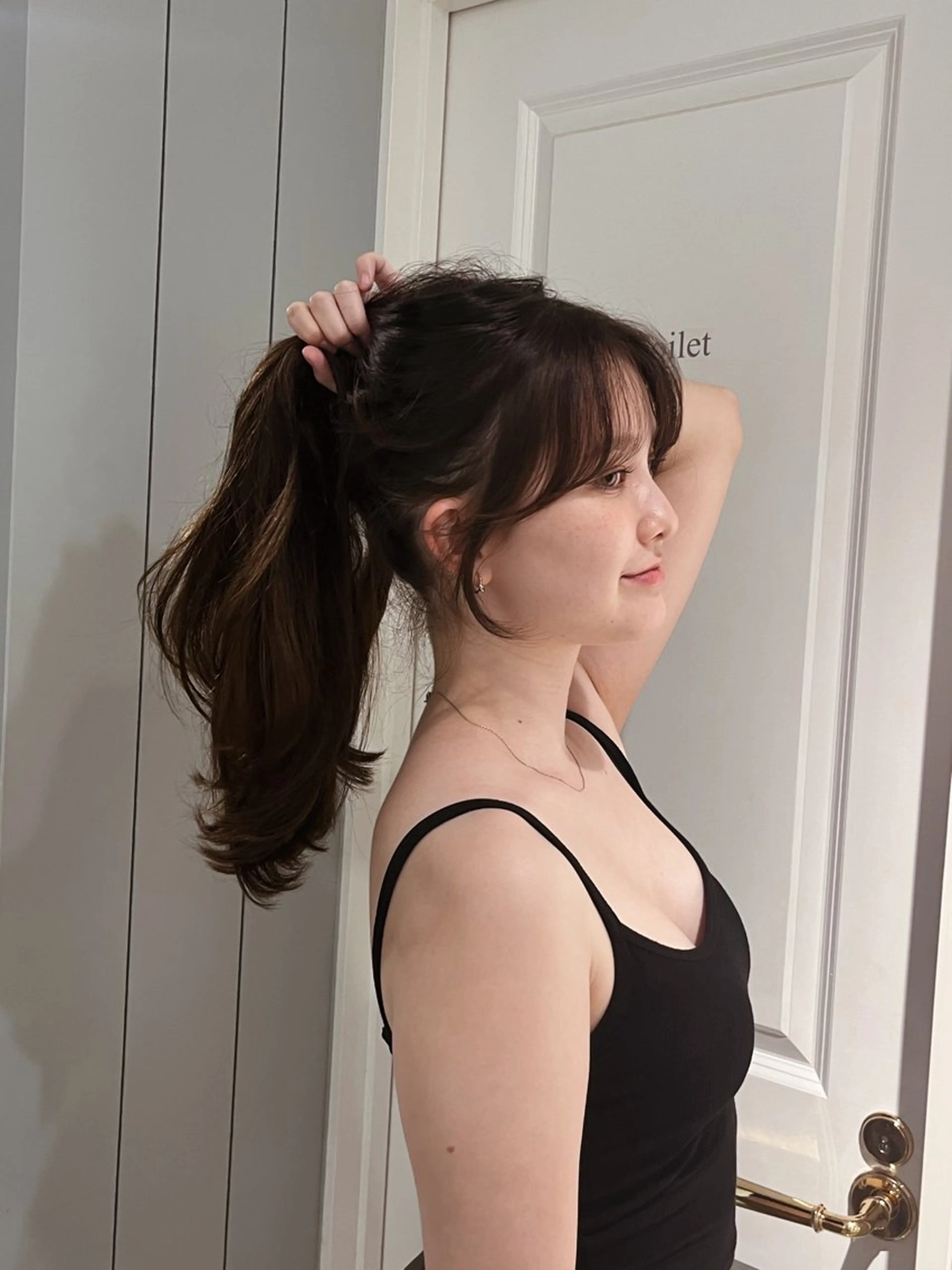 【韓国ヘアになりたい方必見💡】似合わせ顔まわり、前髪カット/韓国風スタイリング♡の写真