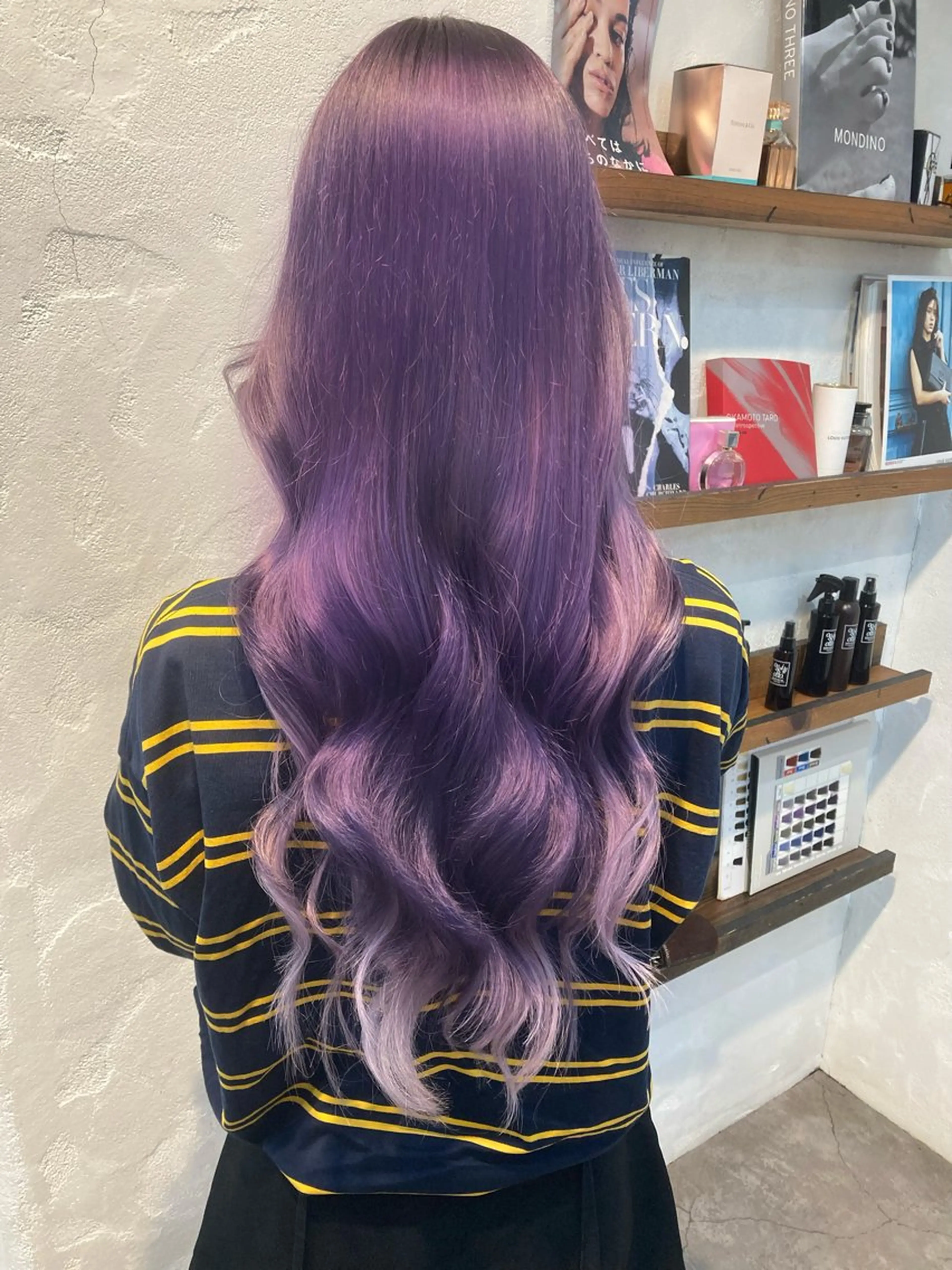 ロング カラー ヘアカラー エクステ ✨最安値✨エクステ カラー🌼つきな🌼のヘアスタイル