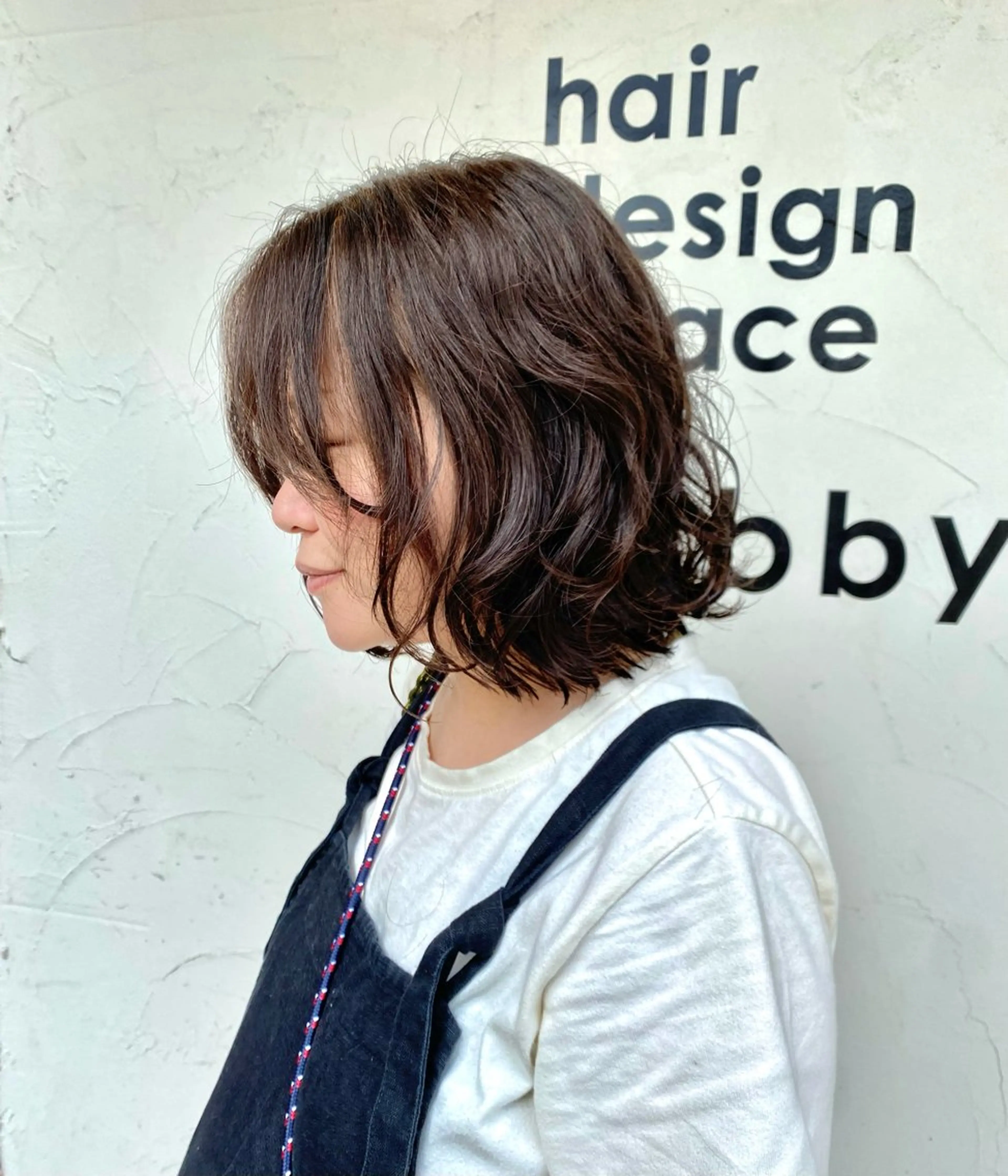 ミディアム Sabby氏川洸希 パーマのヘアスタイル