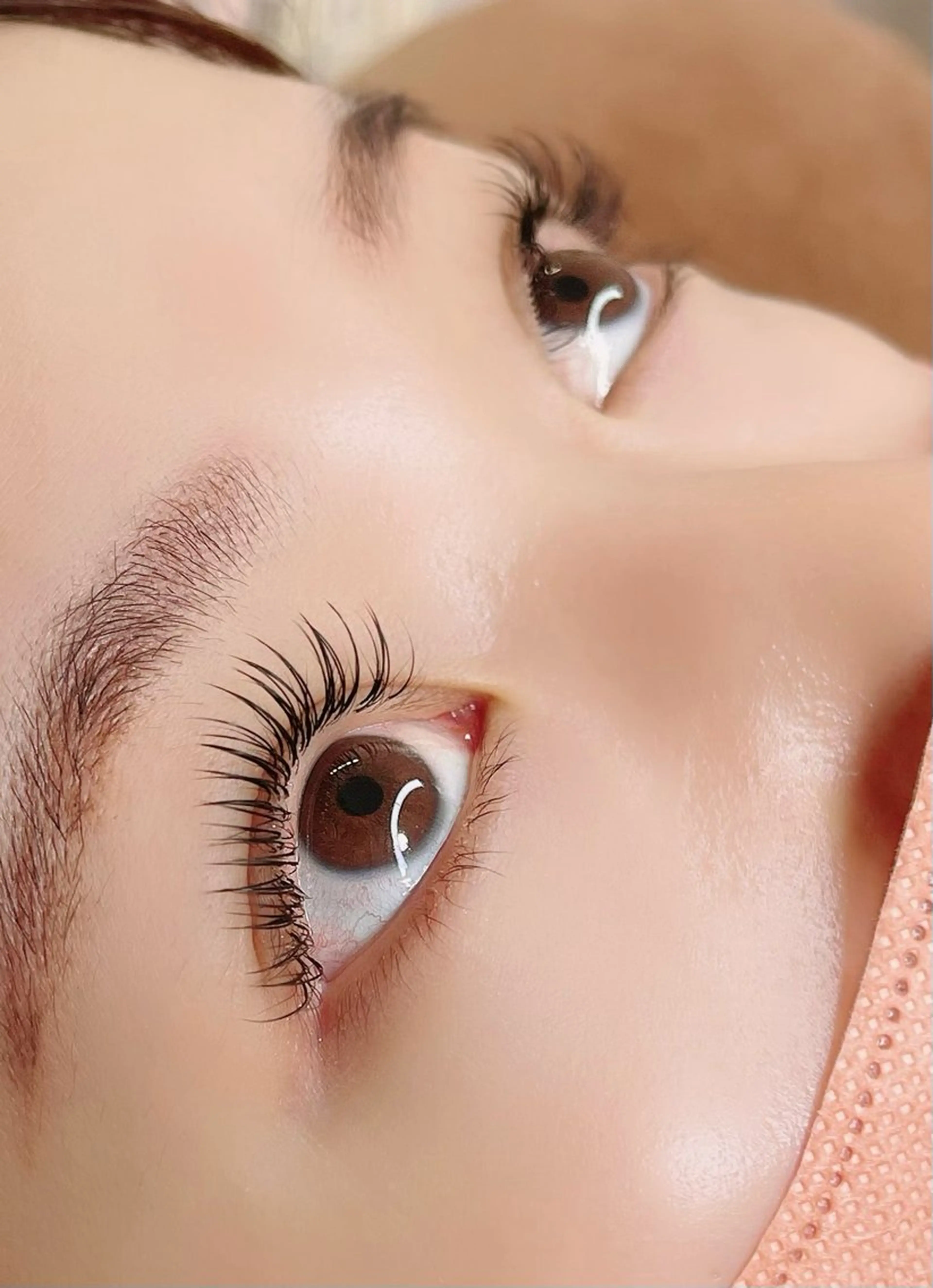 マツエク・マツパ フラットラッシュ パリジェンヌラッシュリフト まつげパーマ 一重×まつ毛パーマ ボリュームラッシュ マツエク Charme 五反田・不動前・目黒のマツエク・マツパデザイン