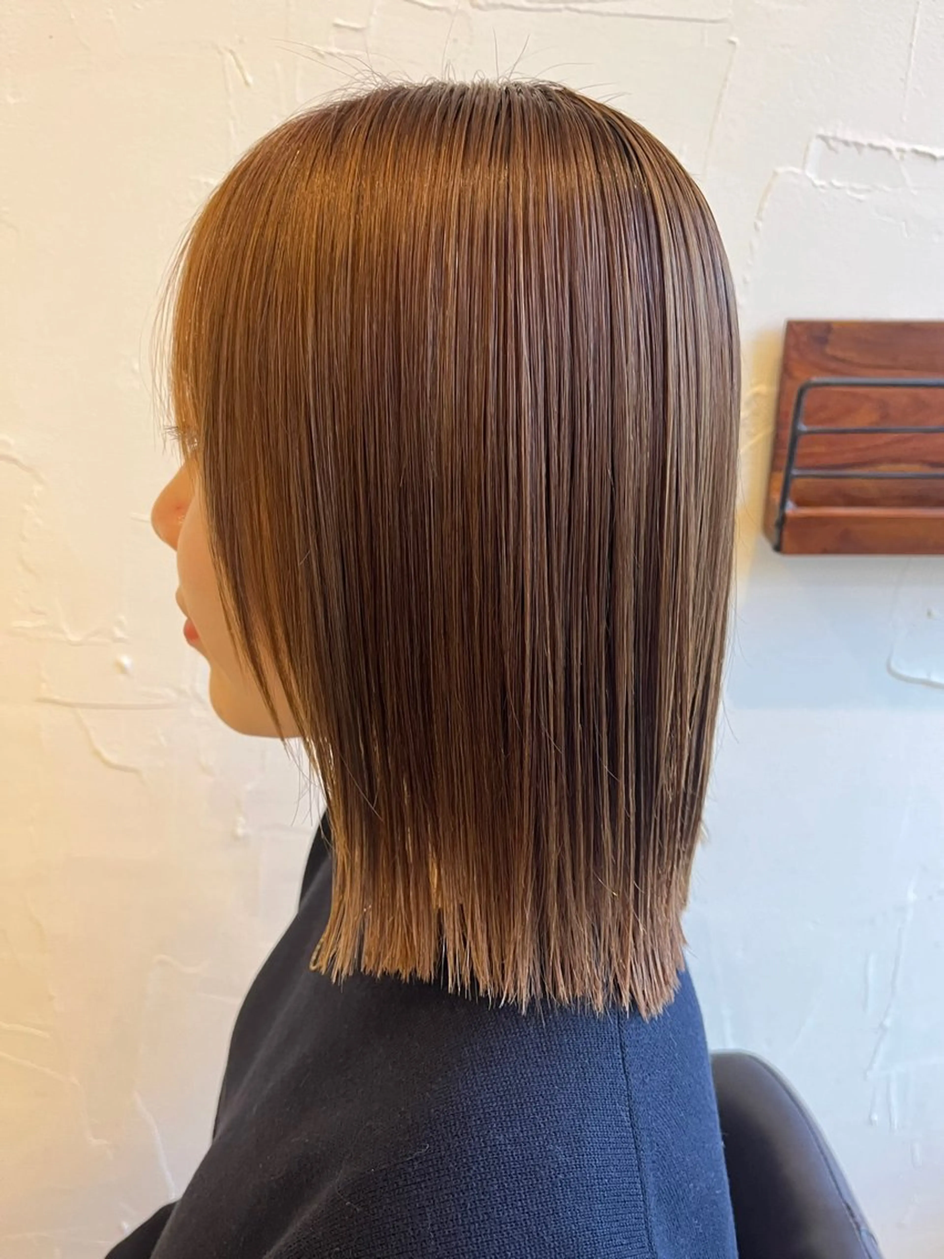 ミディアム トリートメント 渡辺 まみのヘアスタイル