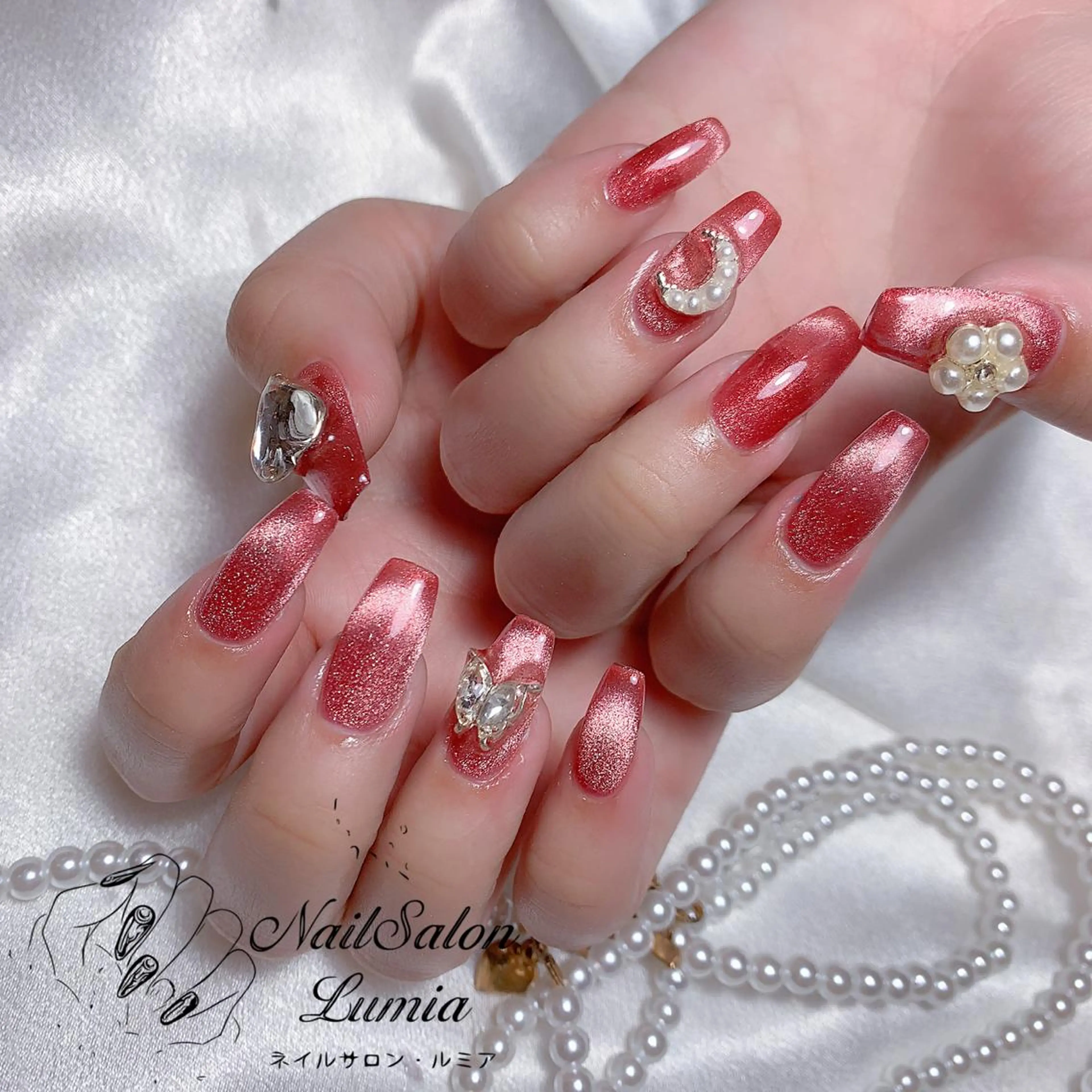 ネイル ハンドネイル ネイルサロン ルミア Lumia 店長のネイルデザイン