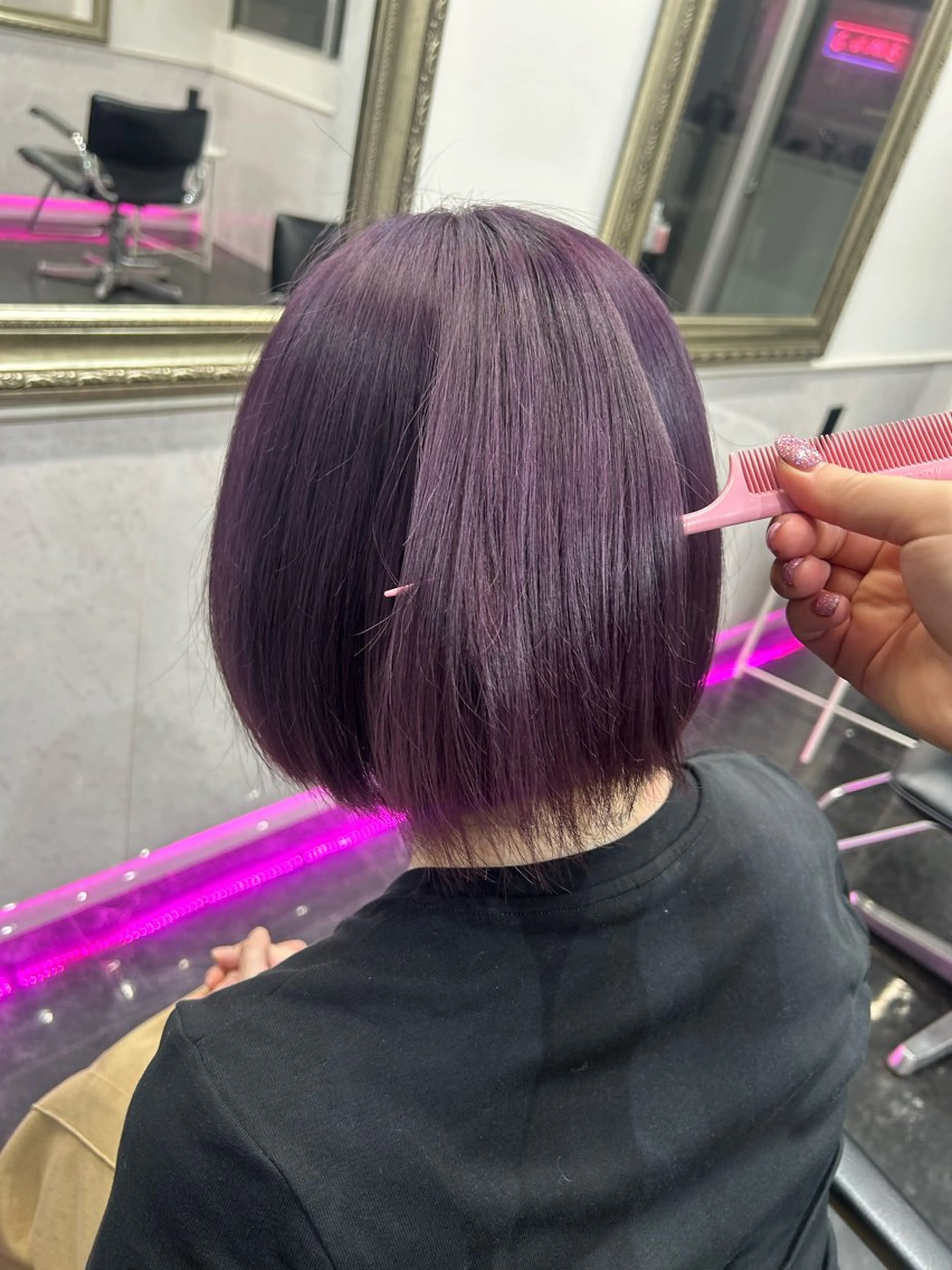 ショート カラー ヘアアレンジ ヘアカラー ブリーチ 🎀 エクステ ♡さや♡のヘアスタイル