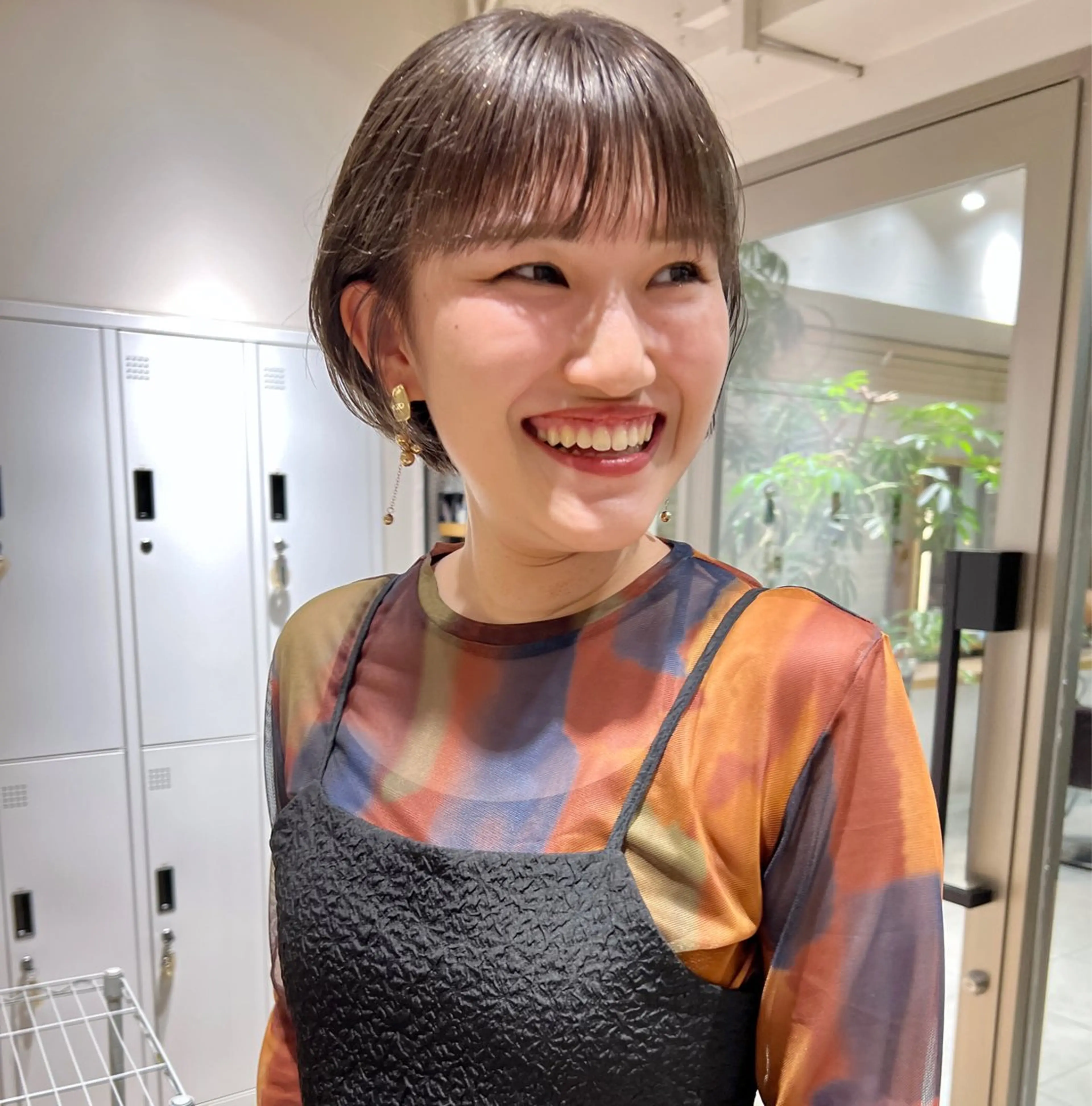 ショート カラー ハイトーンカラー くびれヘア ショートヘア ヘアカラー トリートメント 🌿ショート🌿 パーマ🌿淳平のヘアスタイル