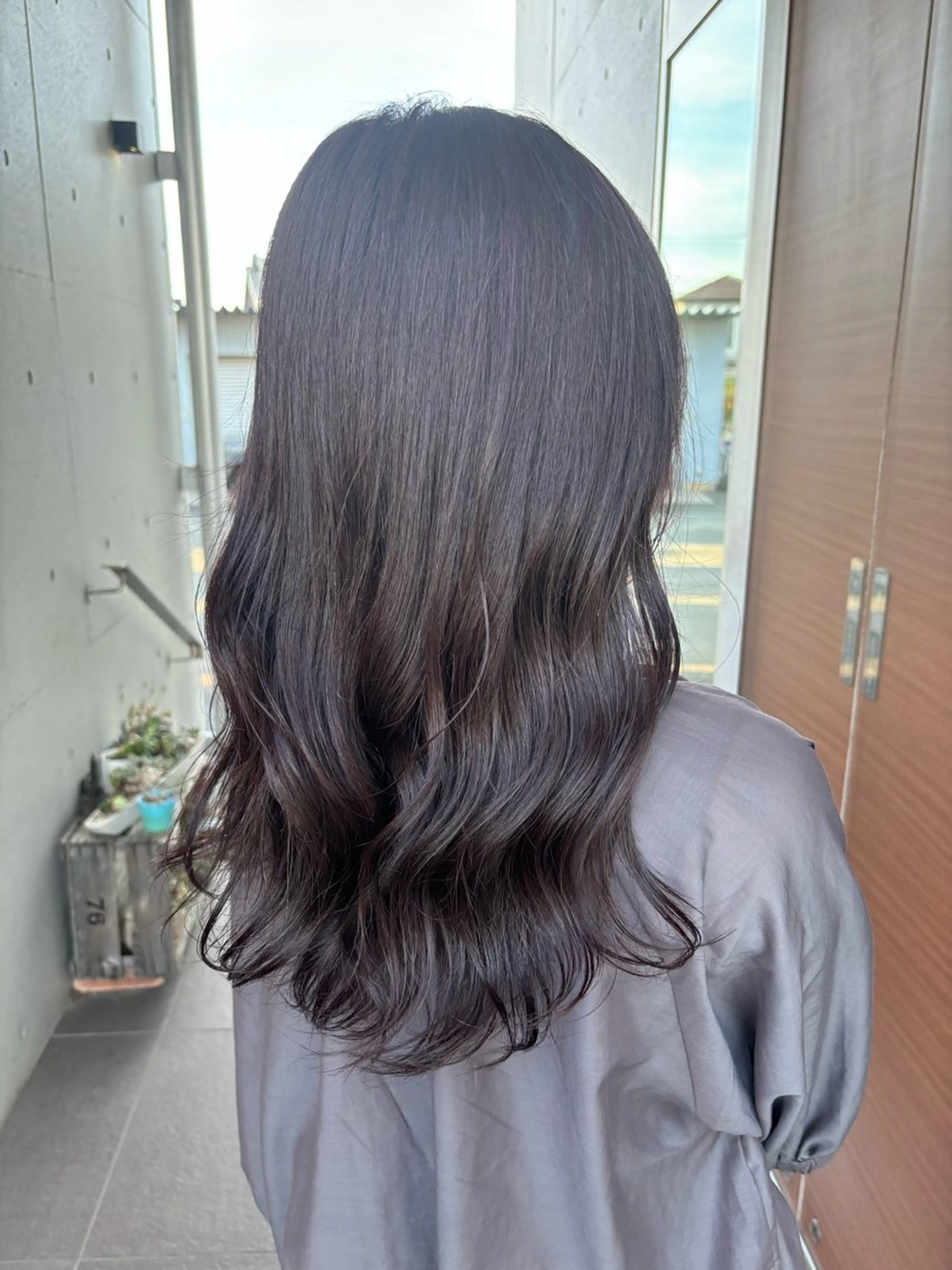 ロング カラー 心美/ブリーチなし 透明感カラーのヘアスタイル