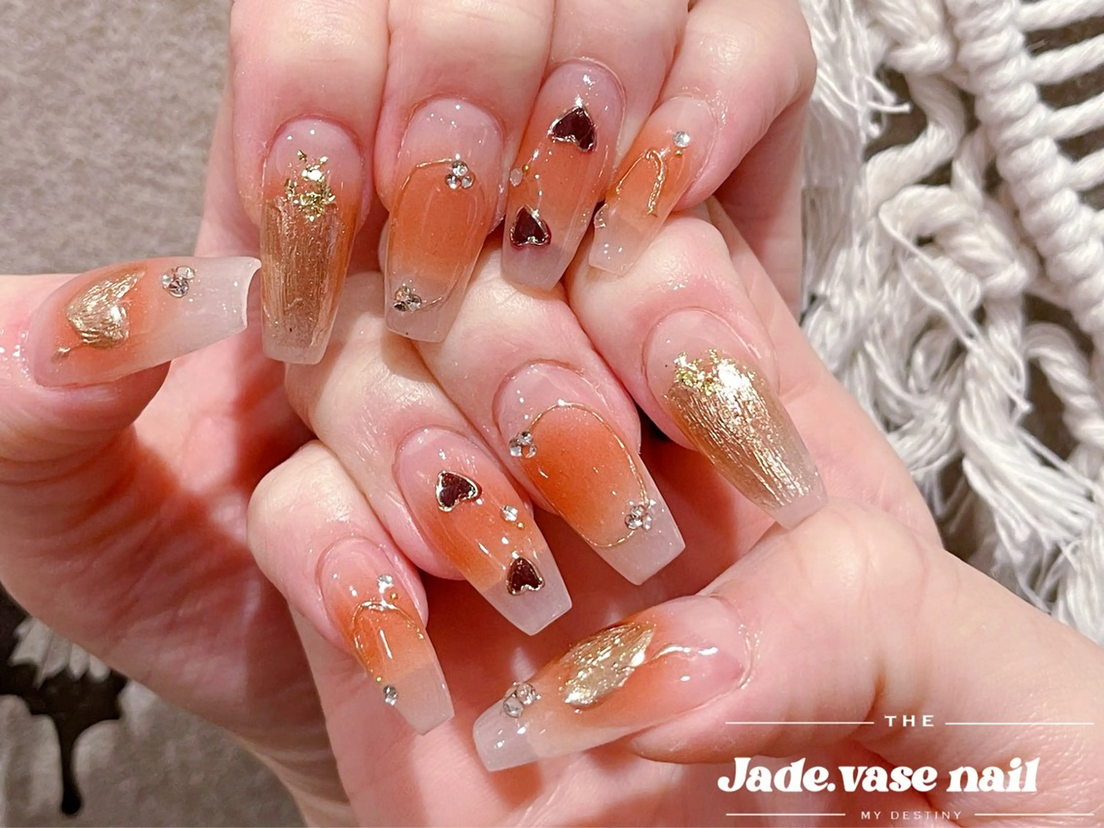 ネイル ハンドネイル ハンドケア ✰Jade.vase 银座のネイルデザイン