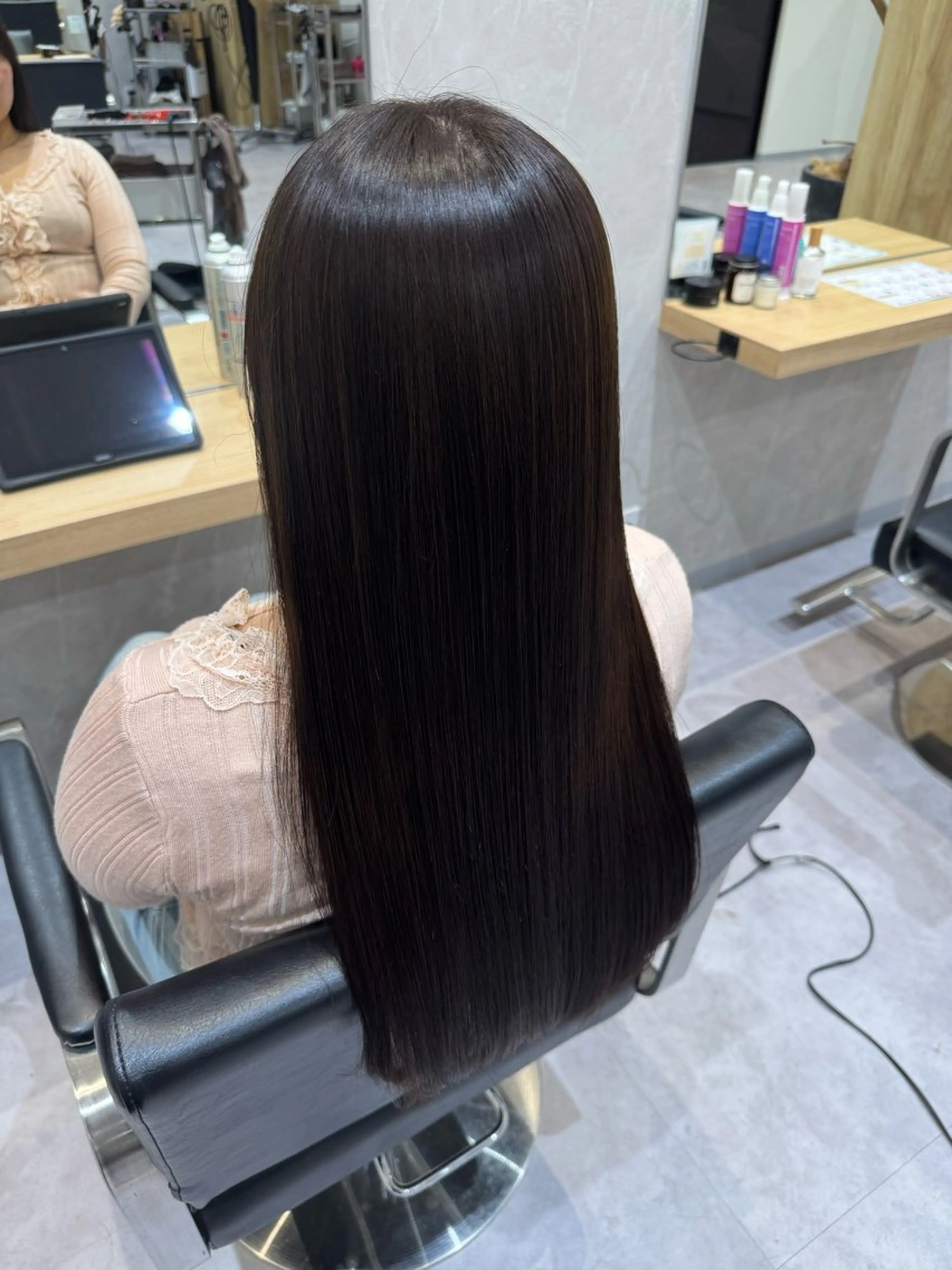 ロング 髪質改善 縮毛矯正 カット ヘアカラー 縮毛矯正 髪質改善/縮毛矯正 /メンズパーマ川田のヘアスタイル