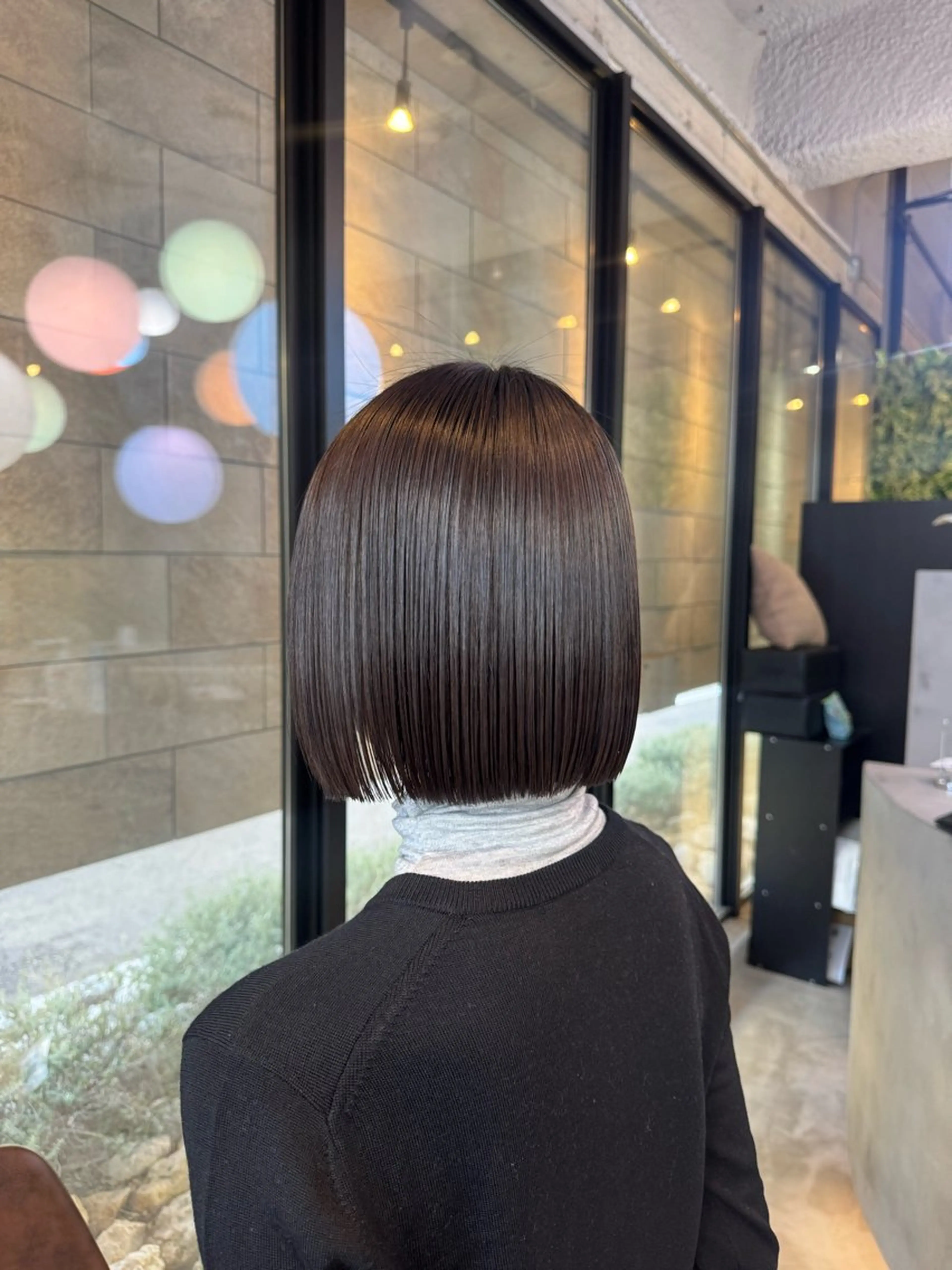 ショート カラー グレージュ オリーブグレージュ オリーブグレー ボブ カット ヘアカラー 山本 望華のヘアスタイル