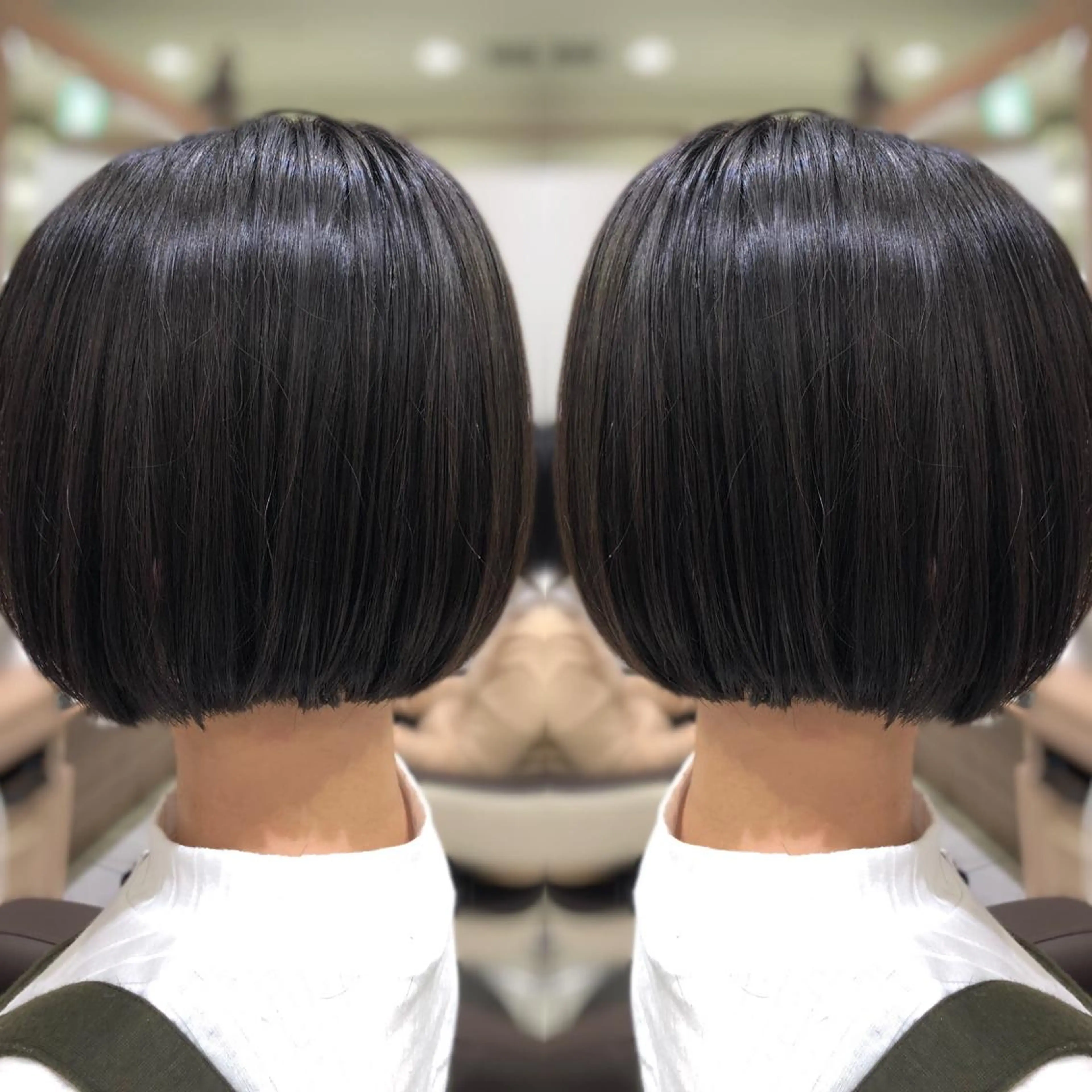 ショート カラー 韓国レイヤー×透明感 カラー/山崎一輝のヘアスタイル