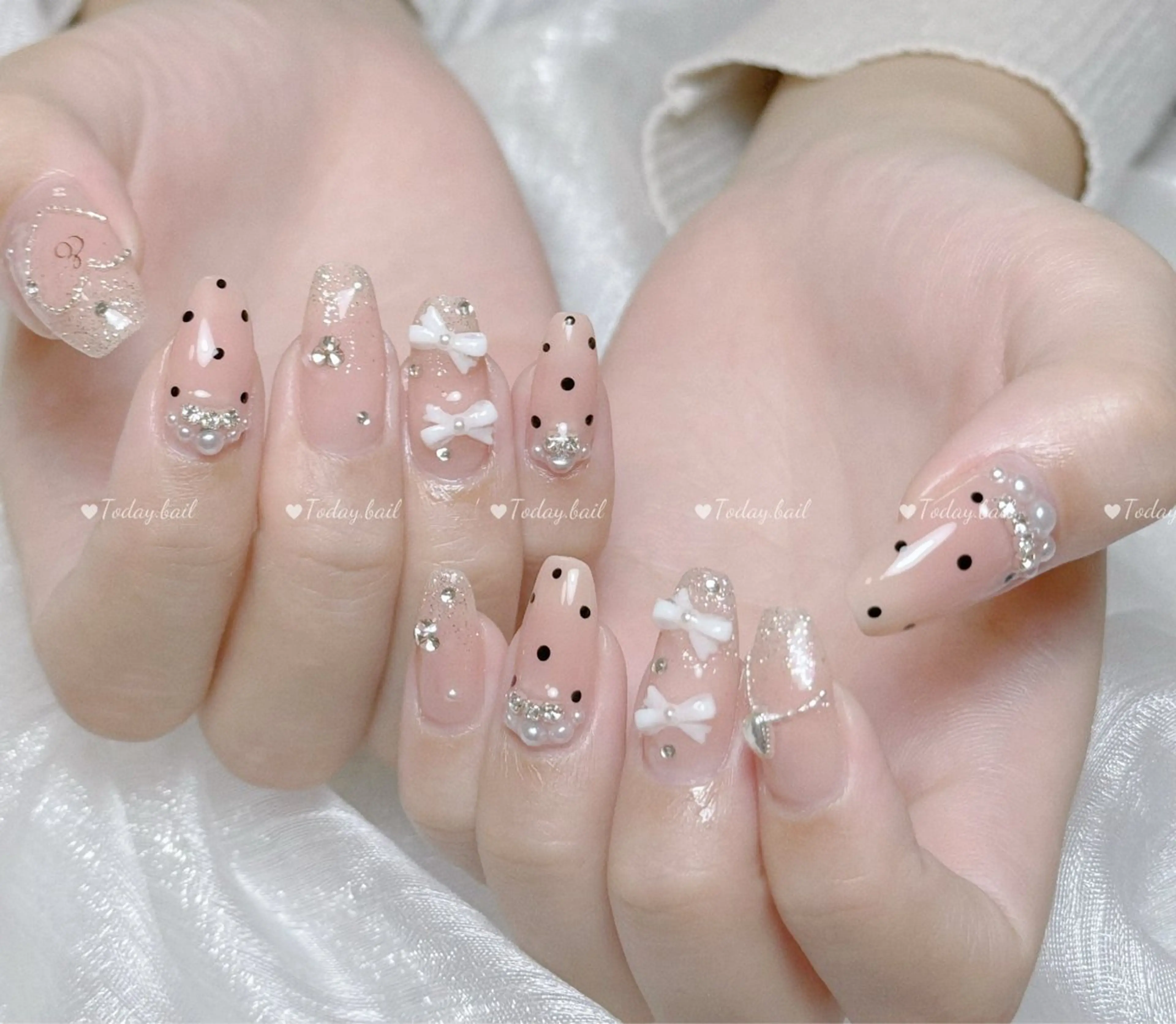 ネイル ハンドネイル 🎀Today nail💅のネイルデザイン