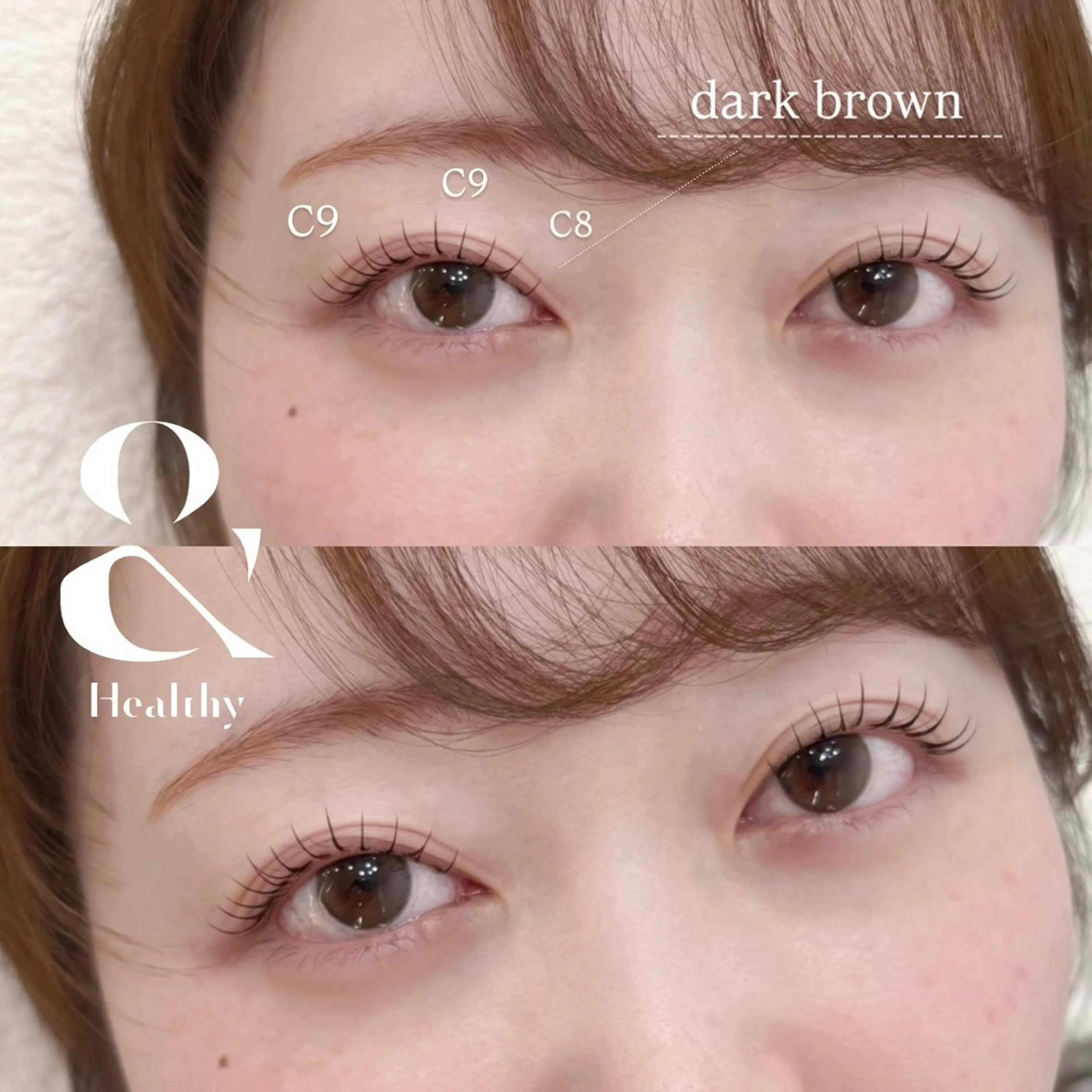 マツエク・マツパ カラーマツエク ナチュラル RIN🍎 asot 【千葉】のマツエク・マツパデザイン