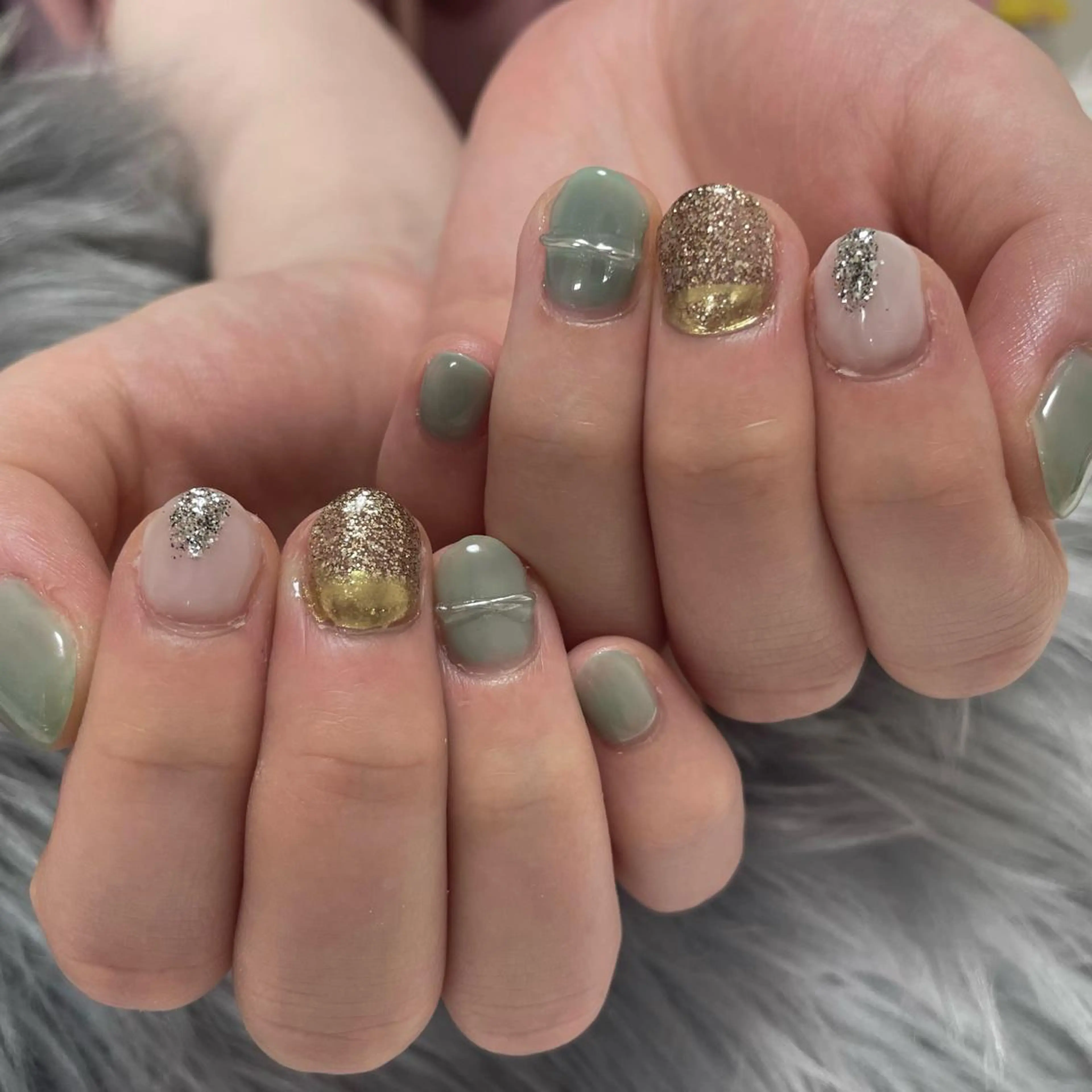 ショート ネイル ハンドネイル nail salon R'sのネイルデザイン