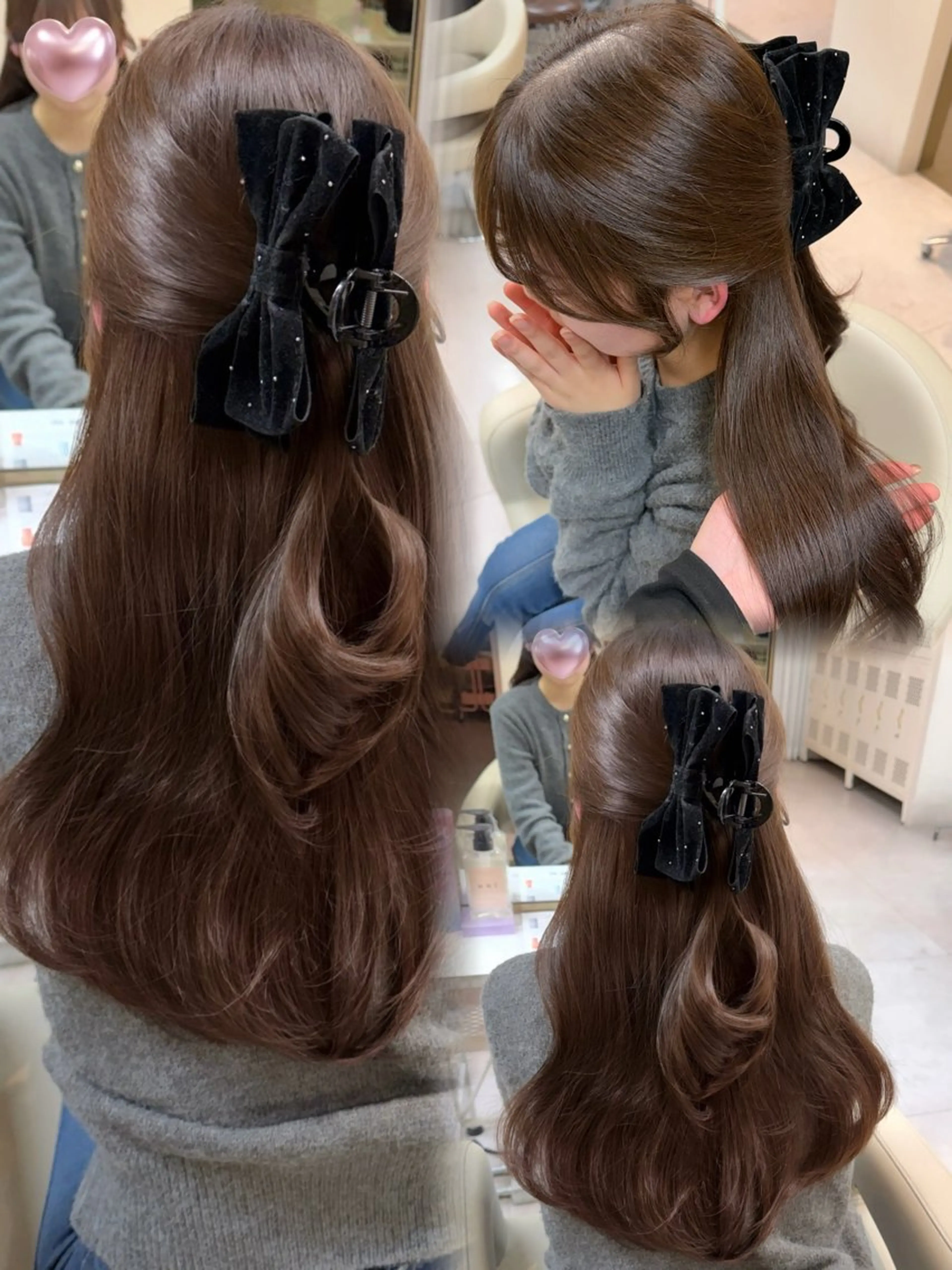 ロング カラー カット ヘアカラー トリートメント ♡韓国/レイヤー カット/Ayana♡のヘアスタイル