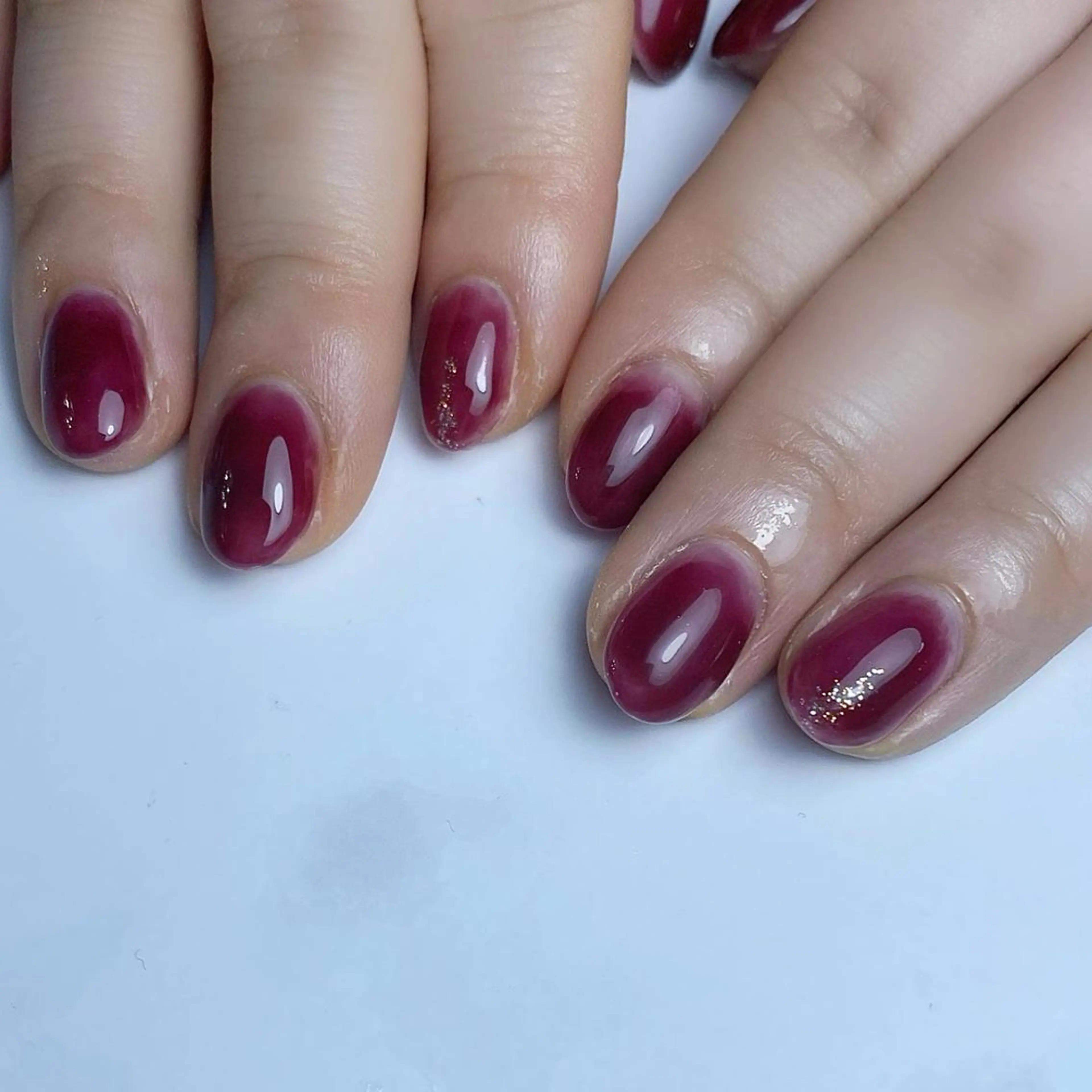 ネイル ボルドー シンプルネイル ameria meguのネイルデザイン