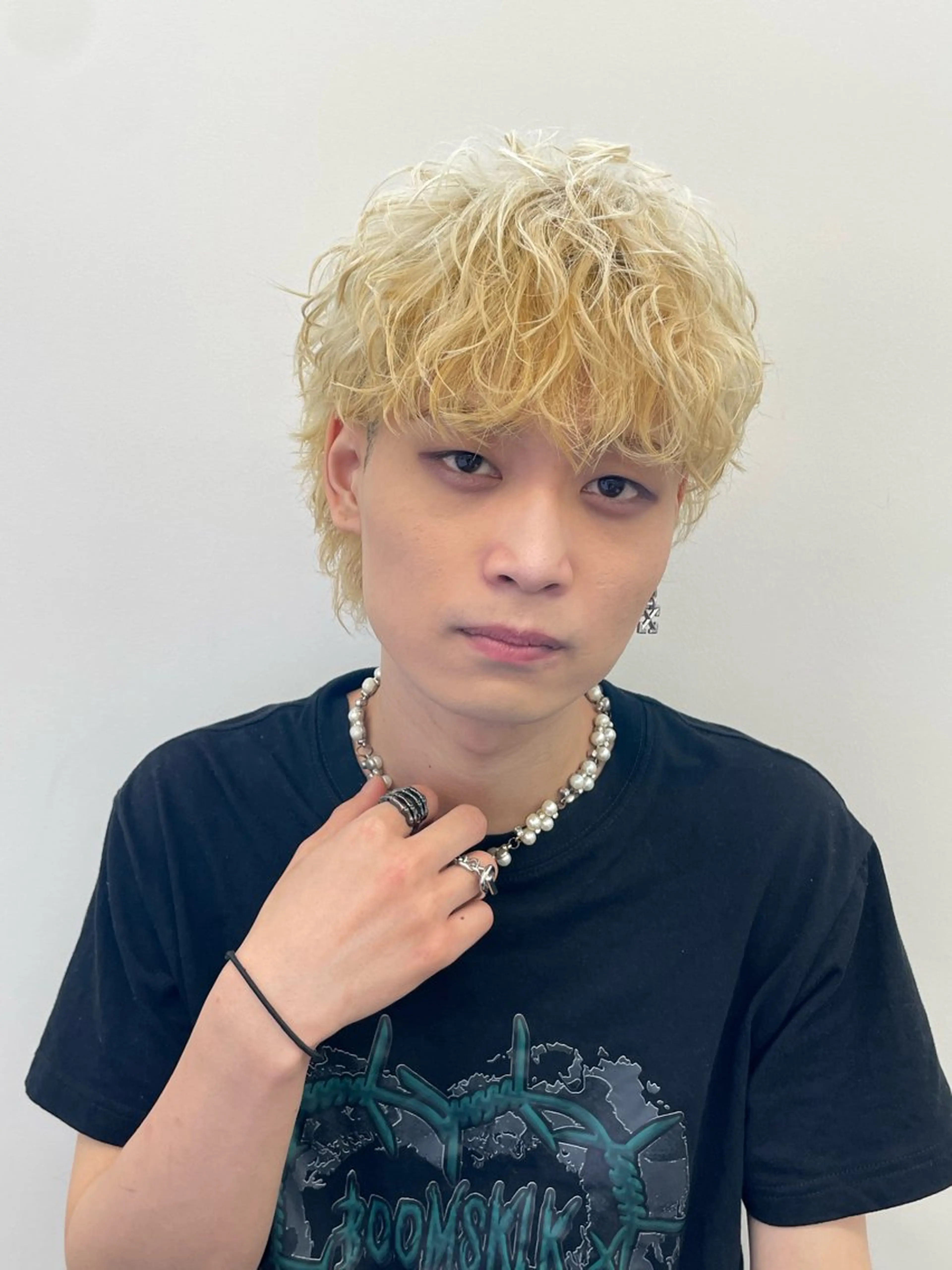 ショート カラー パーマ ヘアアレンジ メンズ カット パーマ トリートメント ヘアセット 亀井隆汰/メンズ専門 パーマ特化美容師のヘアスタイル