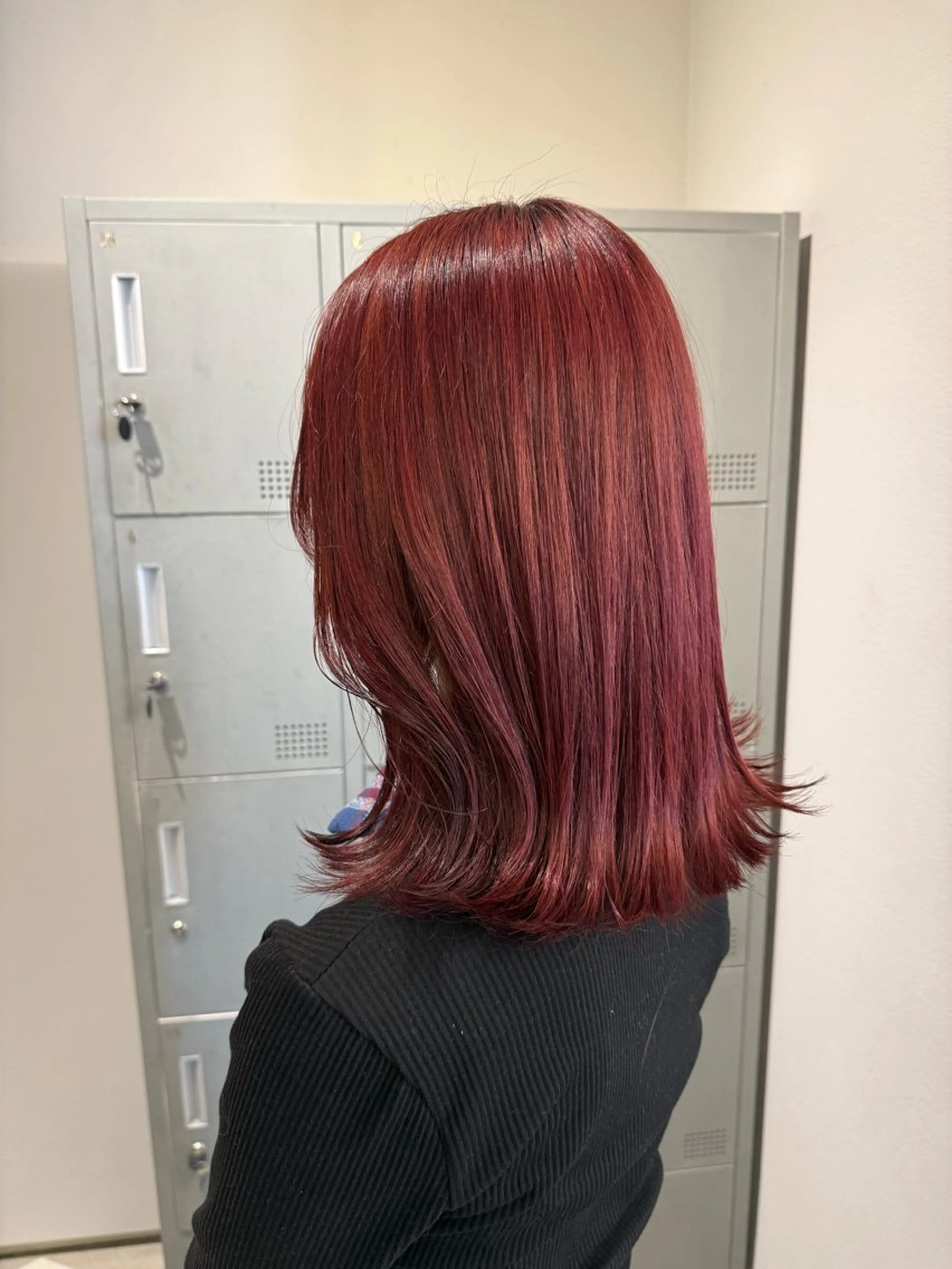 ミディアム カラー ヘアカラー ブリーチ/アレンジ 天満/chihiroのヘアスタイル